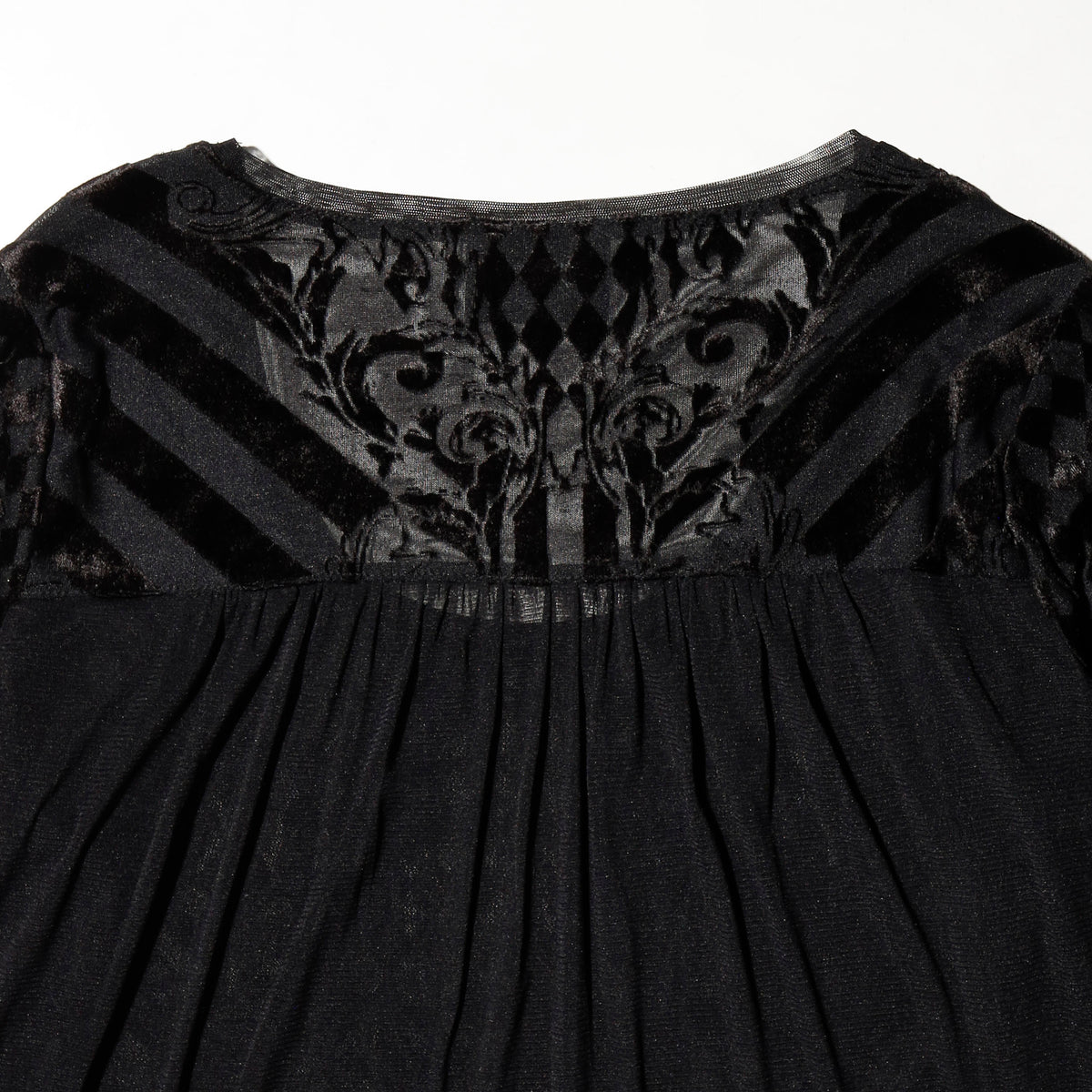 vintage baroque sheer cut sew