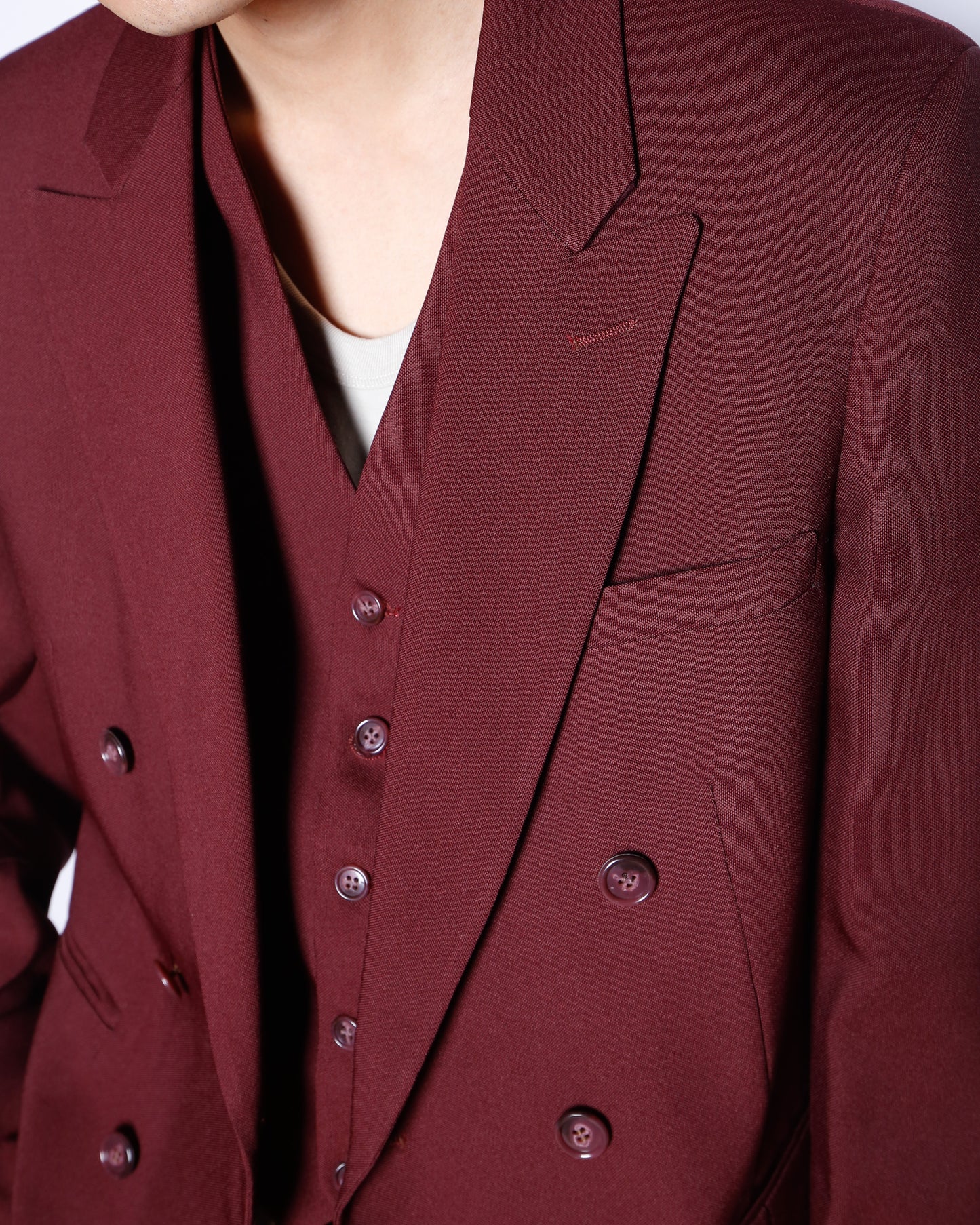 vintage uk 2piece double breasted tailored jacket