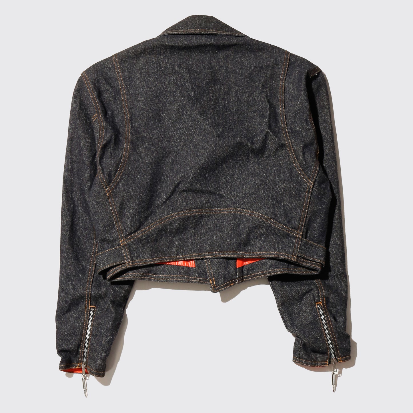 vintage custom denim riders jacket
