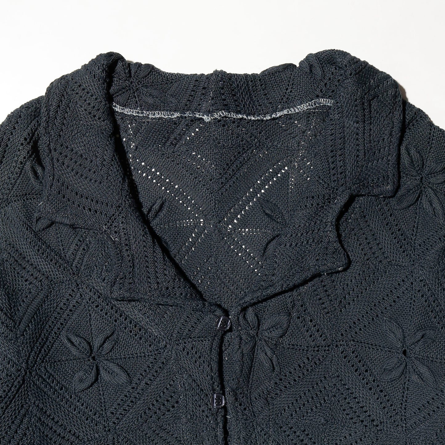 *one-off acid dye  vintage crochet jacket