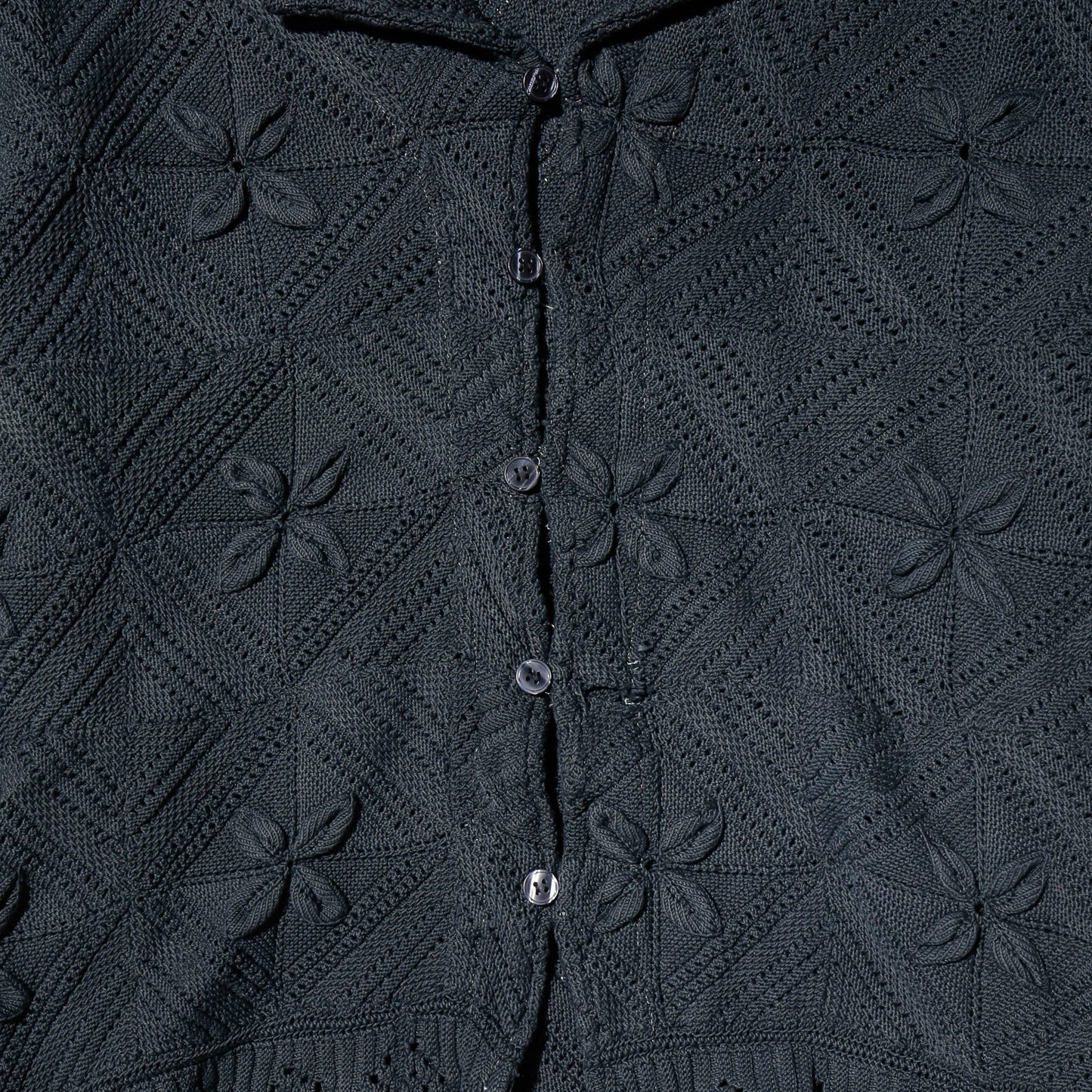 *one-off acid dye  vintage crochet jacket