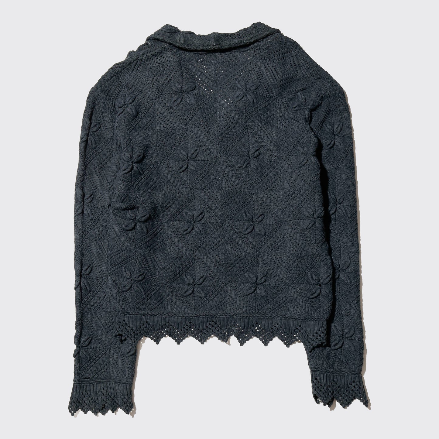 *one-off acid dye  vintage crochet jacket