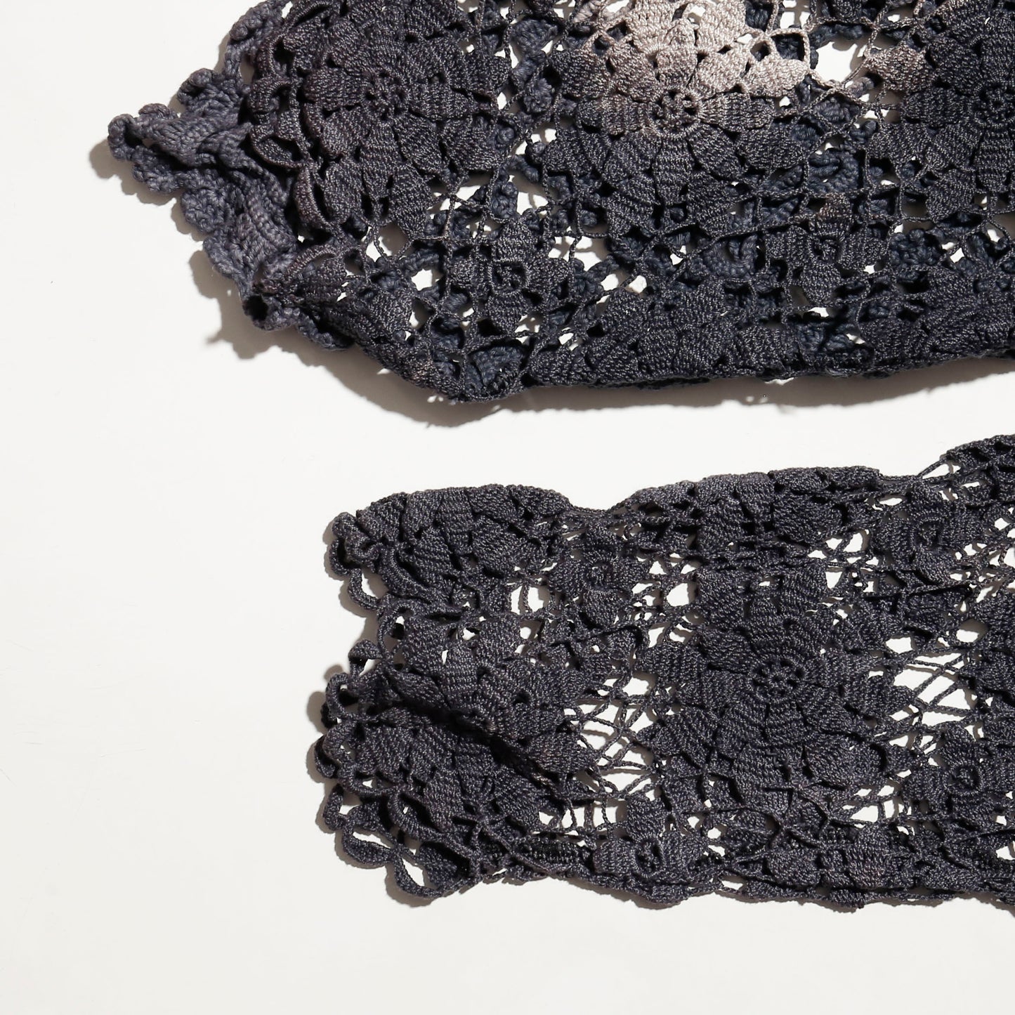 *one-off acid dye vintage lace up pullover