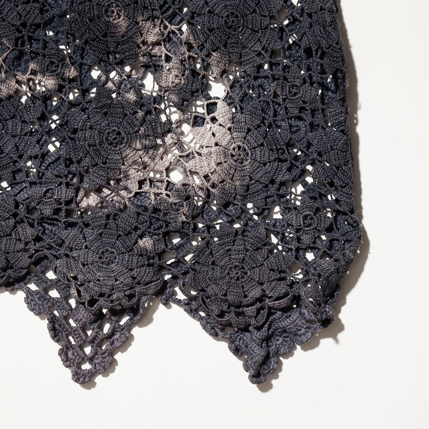 *one-off acid dye vintage lace up pullover