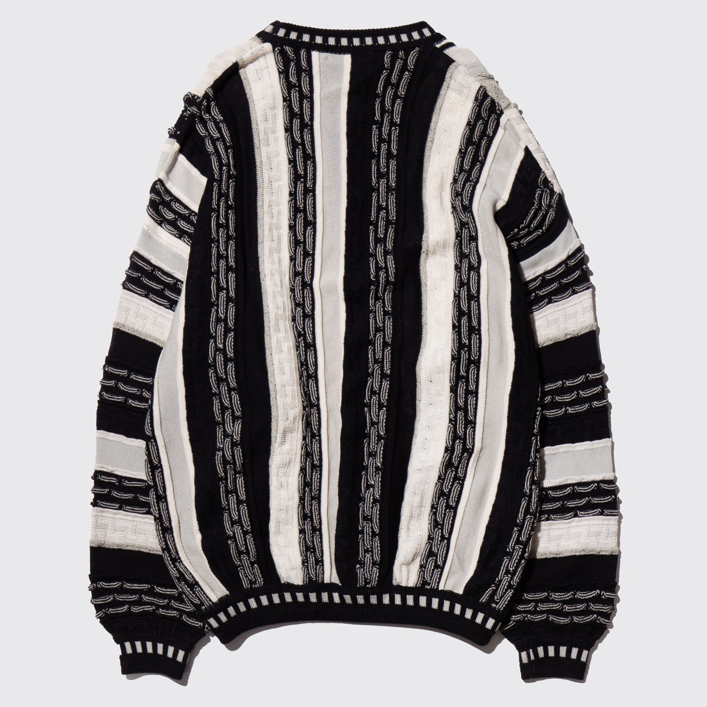 vintage 3d knit sweater