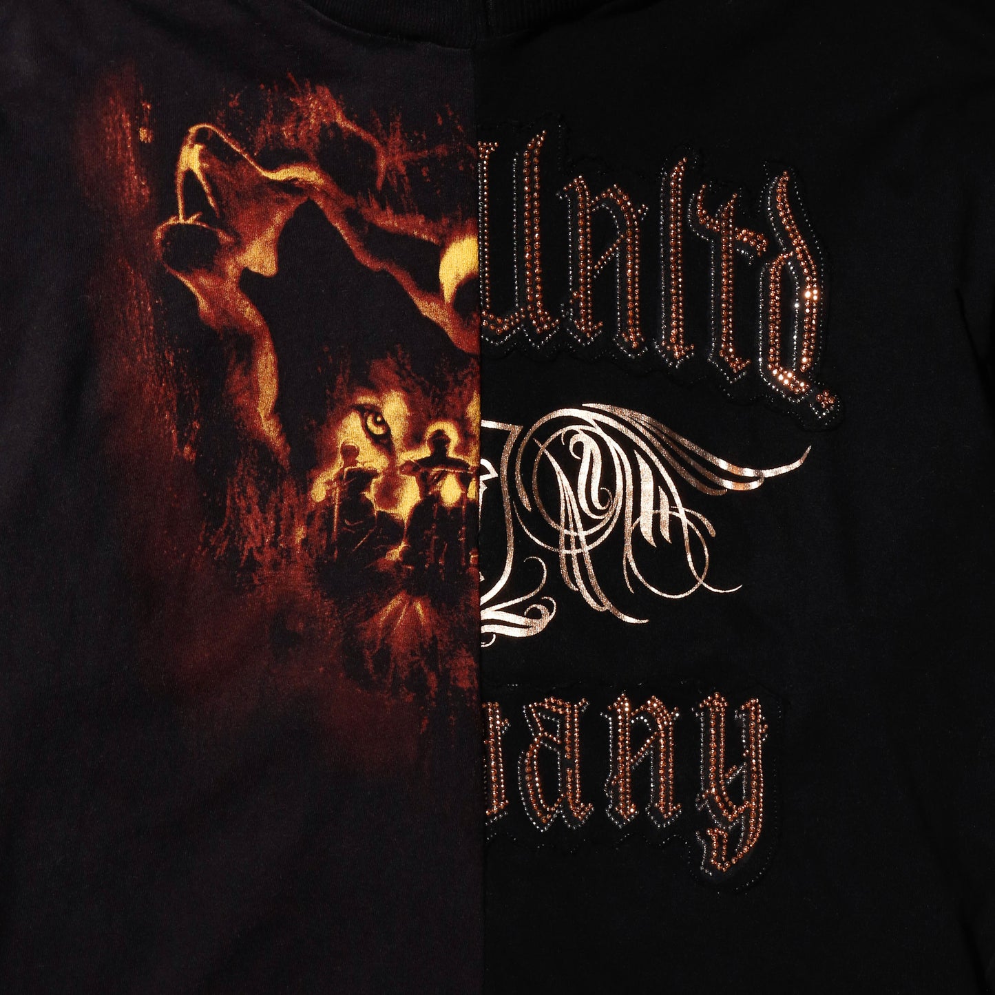 *one-off hybrid hooded cut sew, with detachable gloves