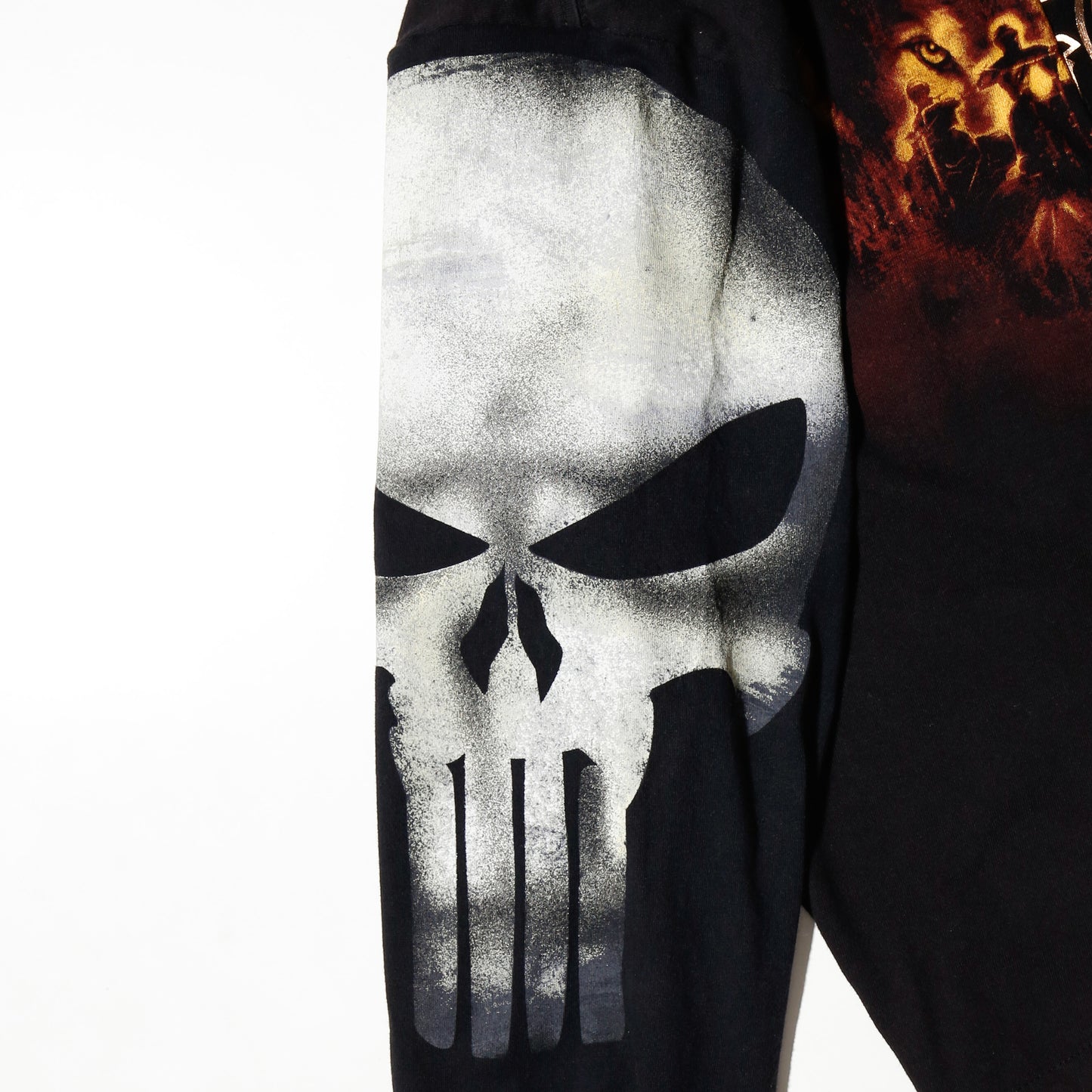 *one-off hybrid hooded cut sew, with detachable gloves