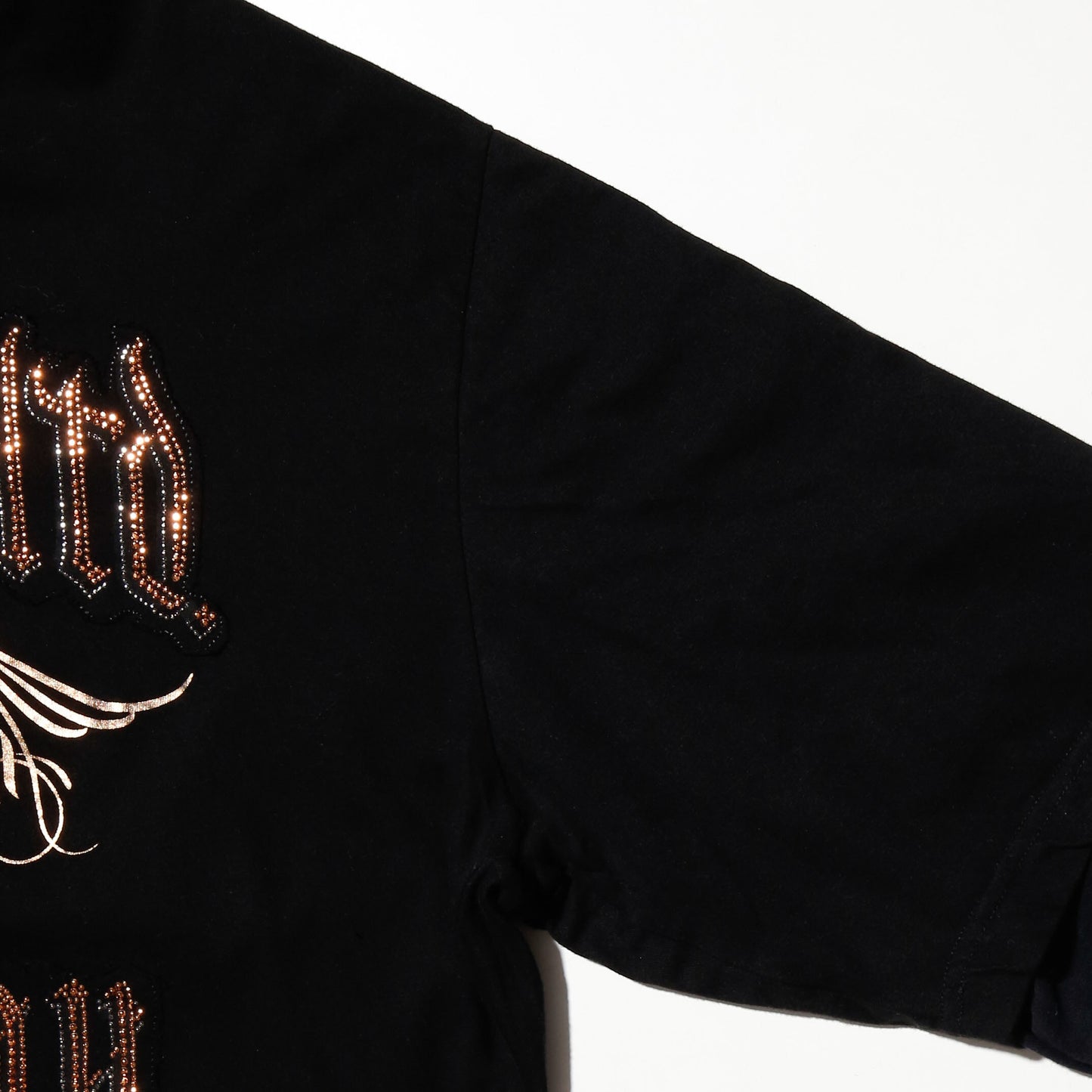 *one-off hybrid hooded cut sew, with detachable gloves