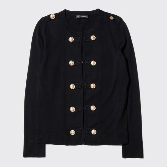 vintage hooked napoleon knit jacket