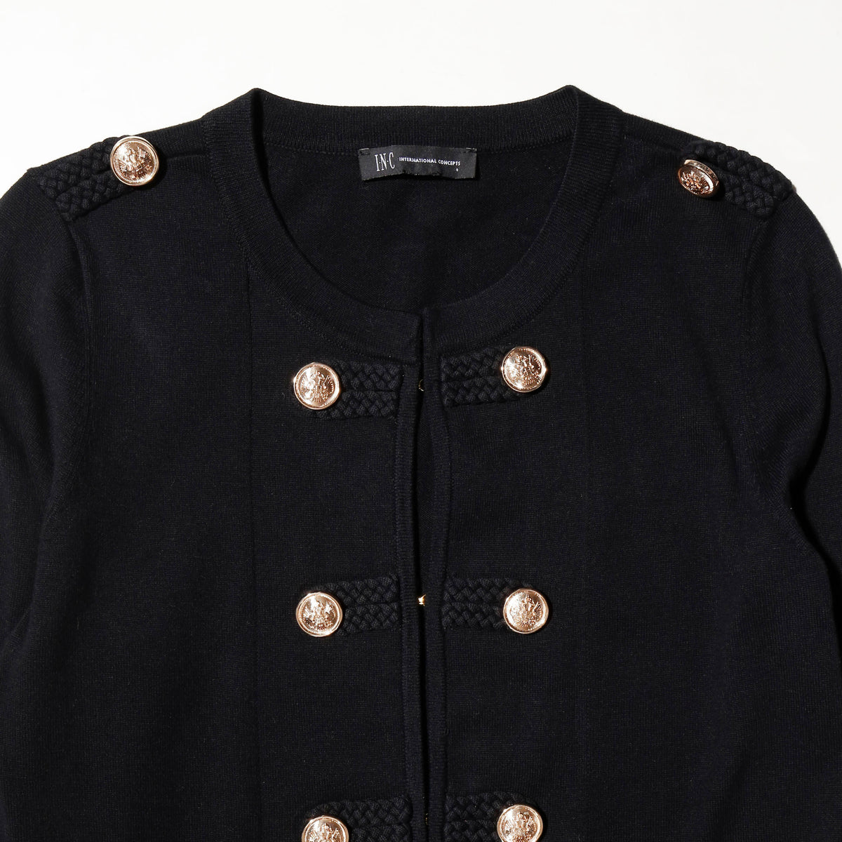 vintage hooked napoleon knit jacket