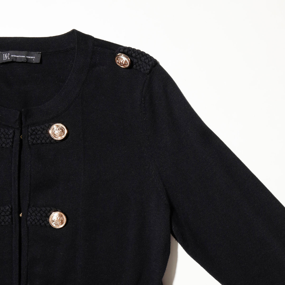 vintage hooked napoleon knit jacket