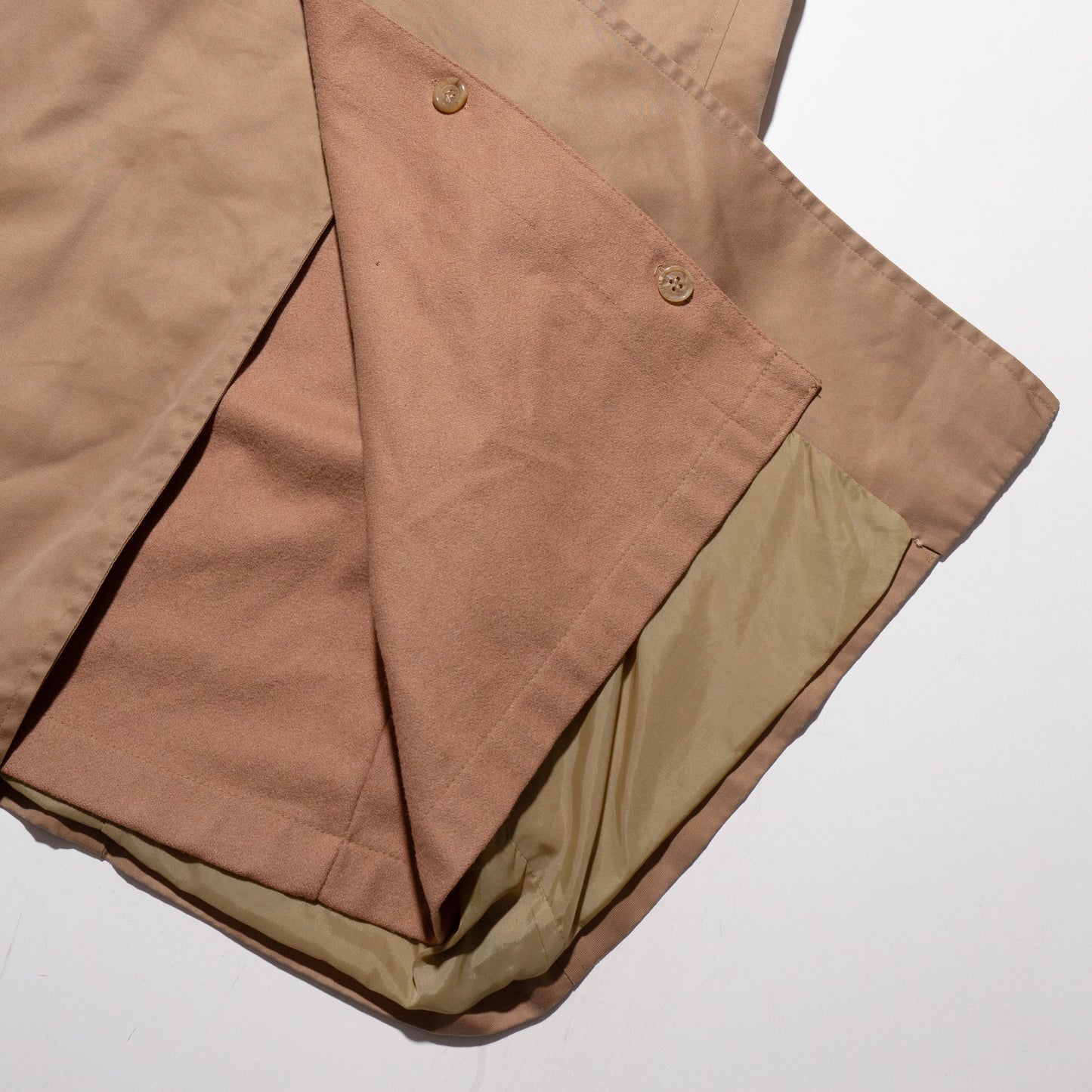 vintage Calvin Klein long trench coat , detachable collar/liner