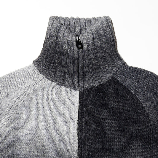 vintage irregular knit jacket