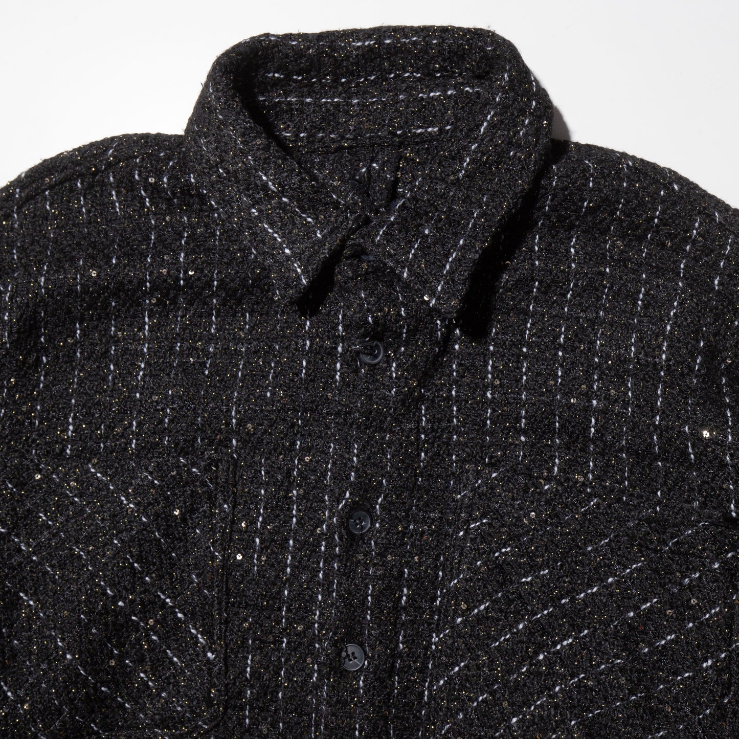 vintage loose broken tweed jacket