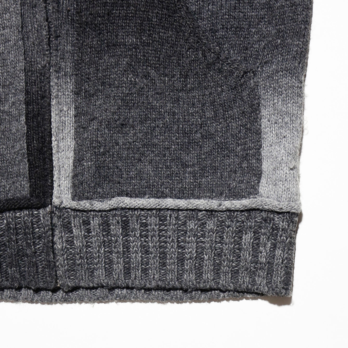 vintage irregular knit jacket