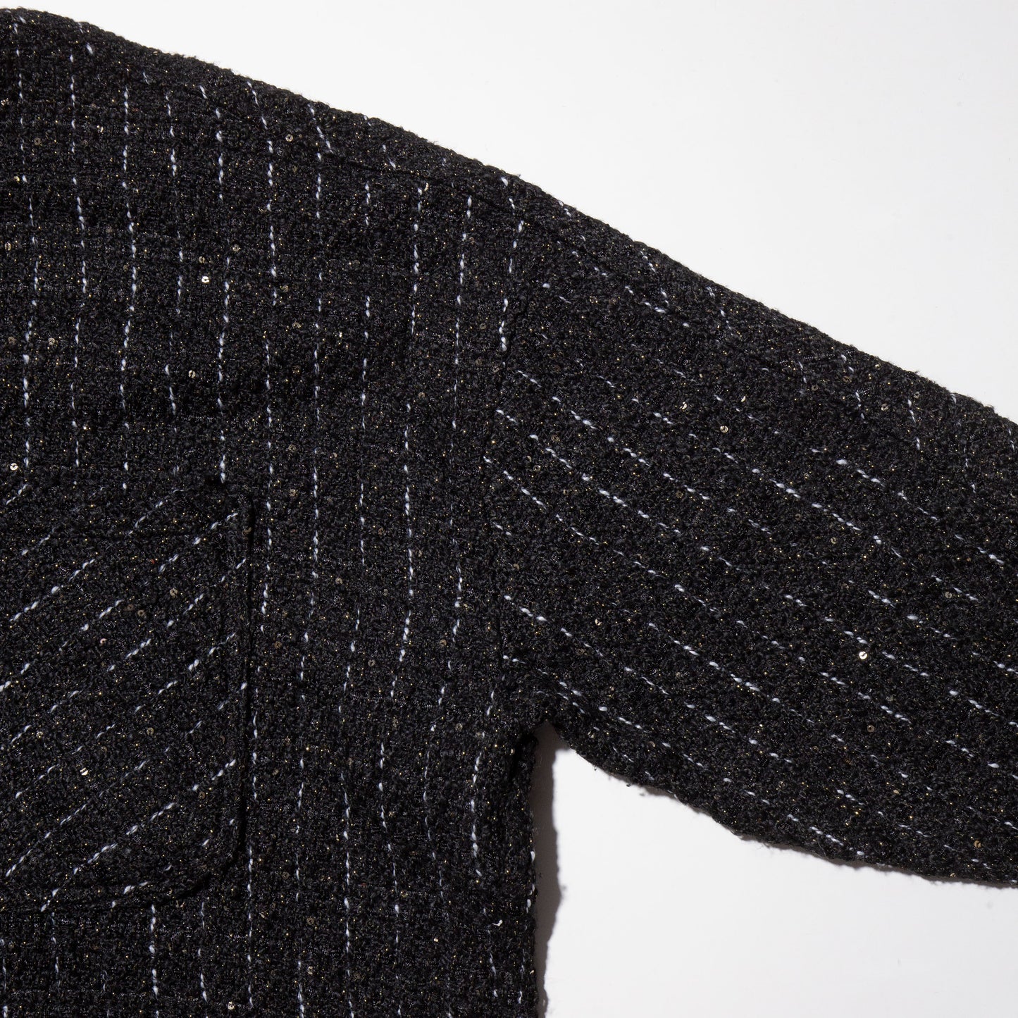 vintage loose broken tweed jacket