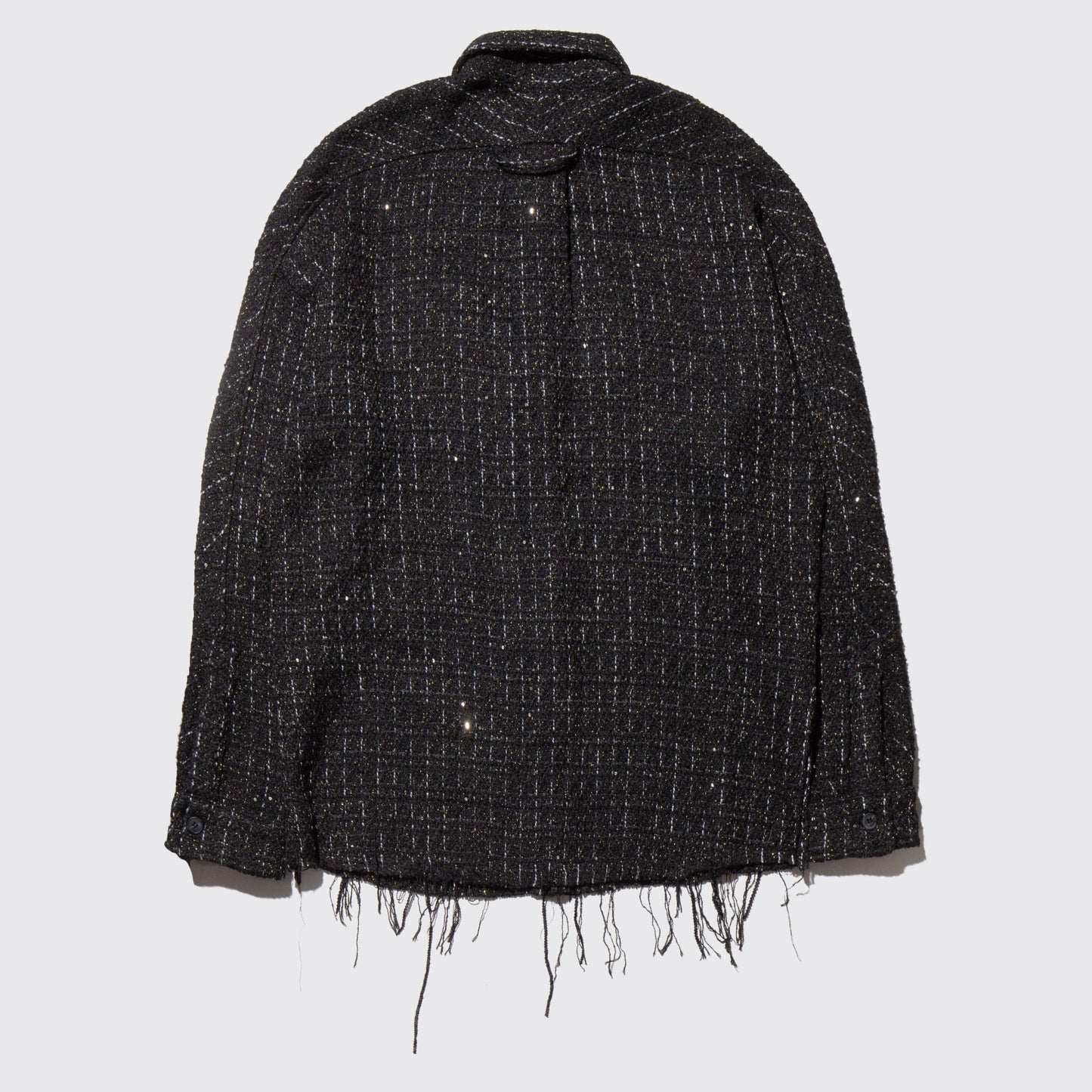 vintage loose broken tweed jacket