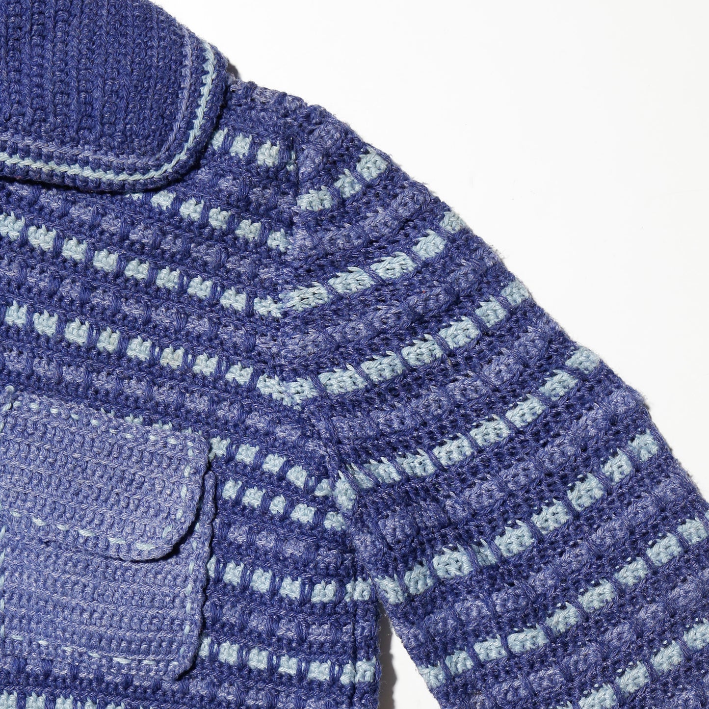 vintage crochet hand knit jacket