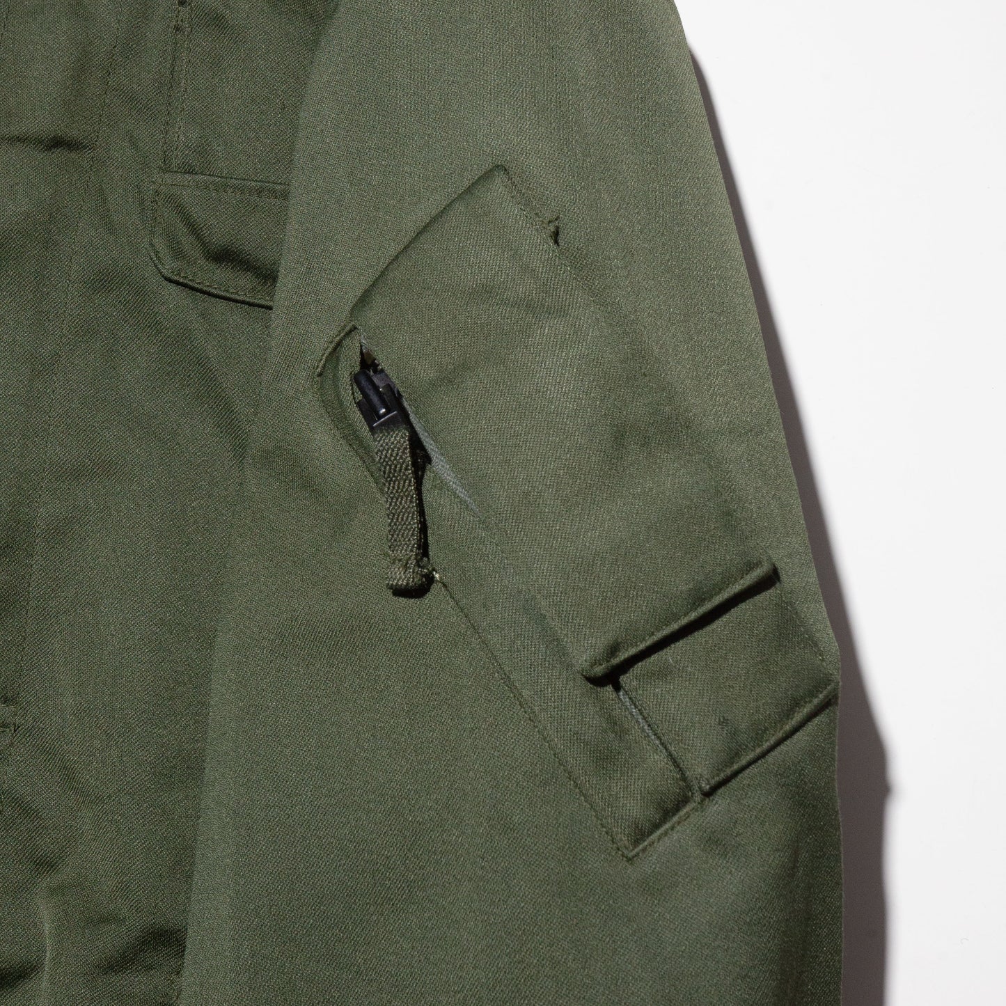 vintage french army satin pilot jacket