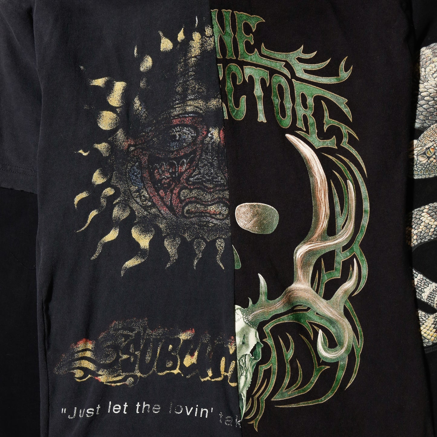 *one-off hybrid hooded cut sew, with detachable gloves