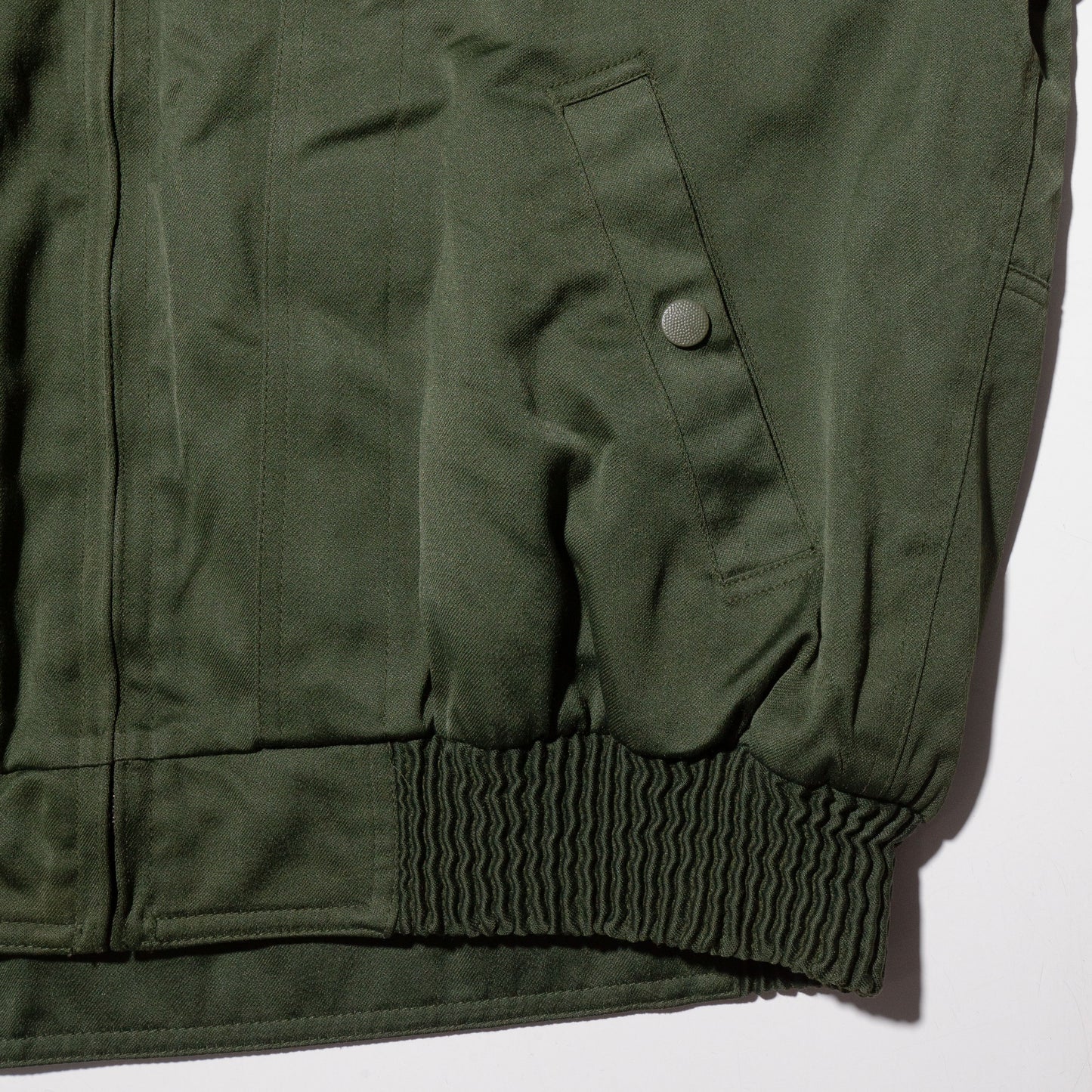 vintage french army satin pilot jacket