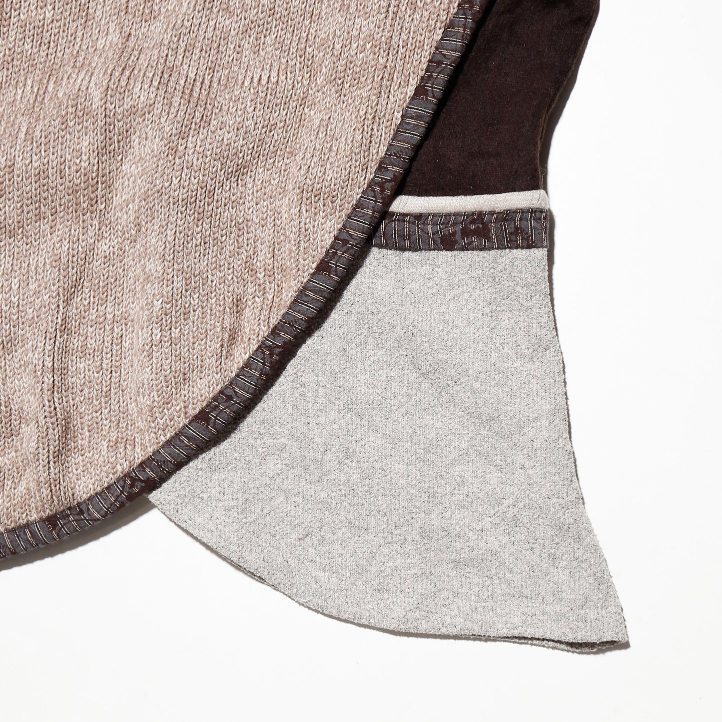 vintage hybrid knit pullover