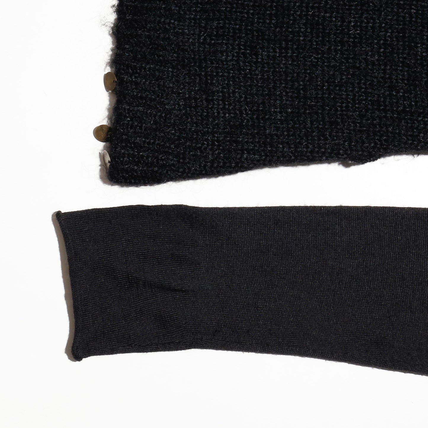 vintage layered sleeve medal cardigan