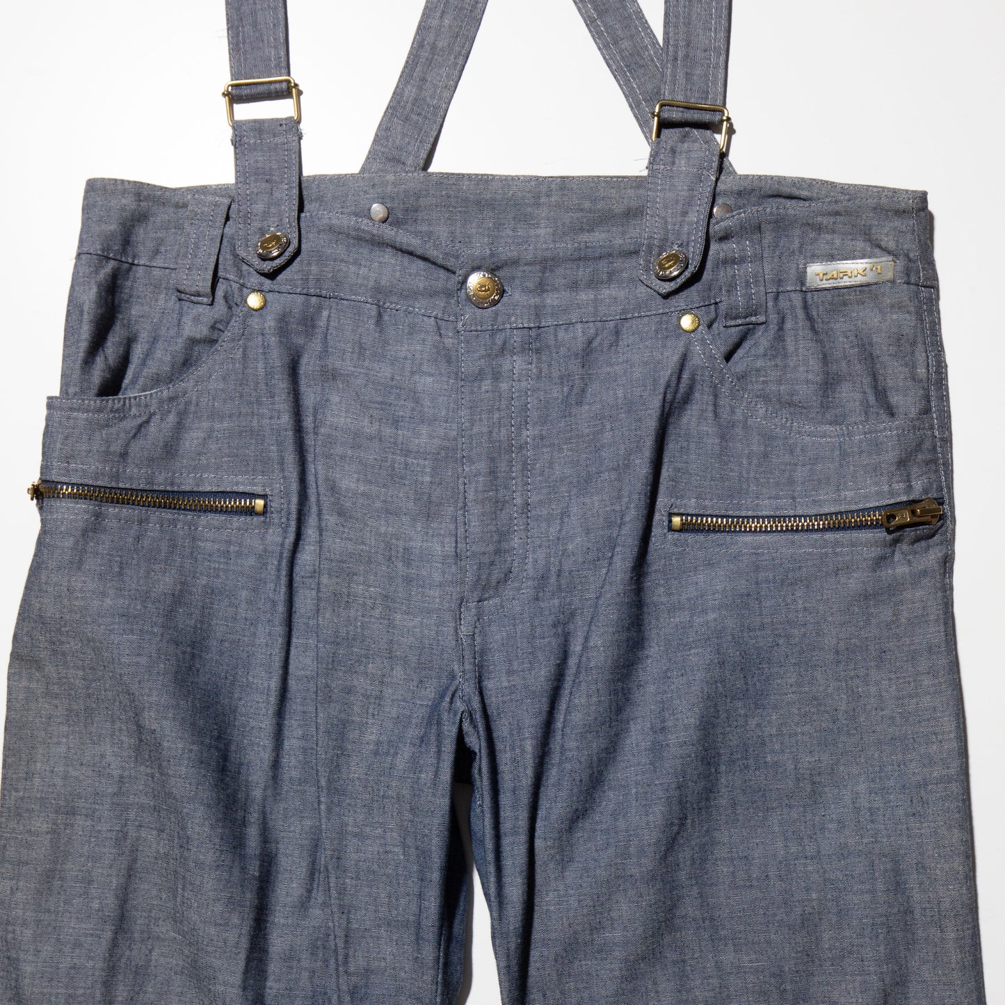 vintage french flare trousers , with suspender