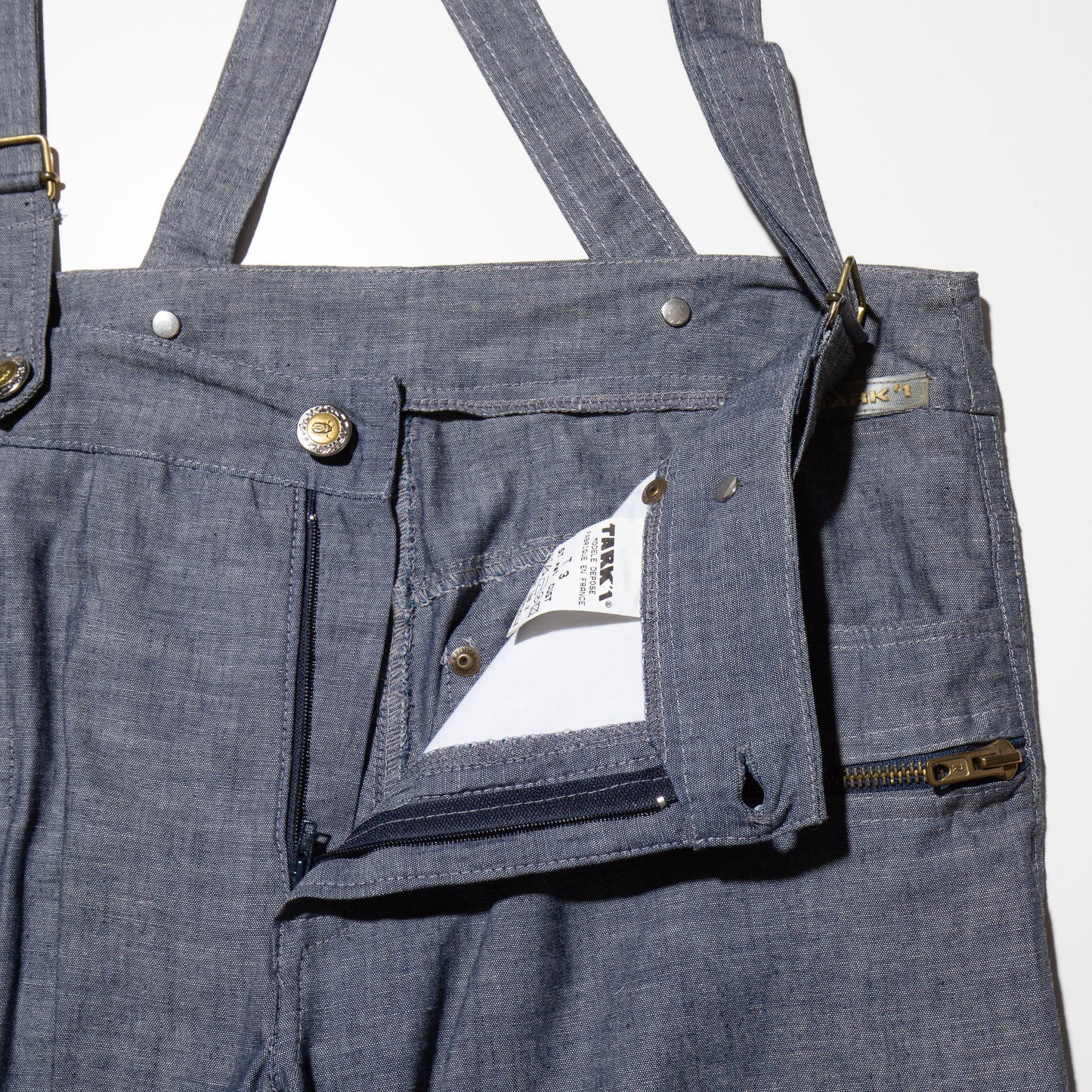 vintage french flare trousers , with suspender