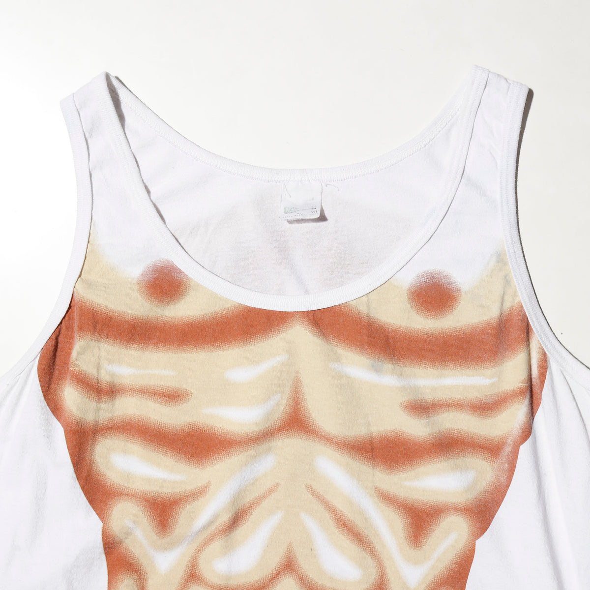 vintage muscle print tank top