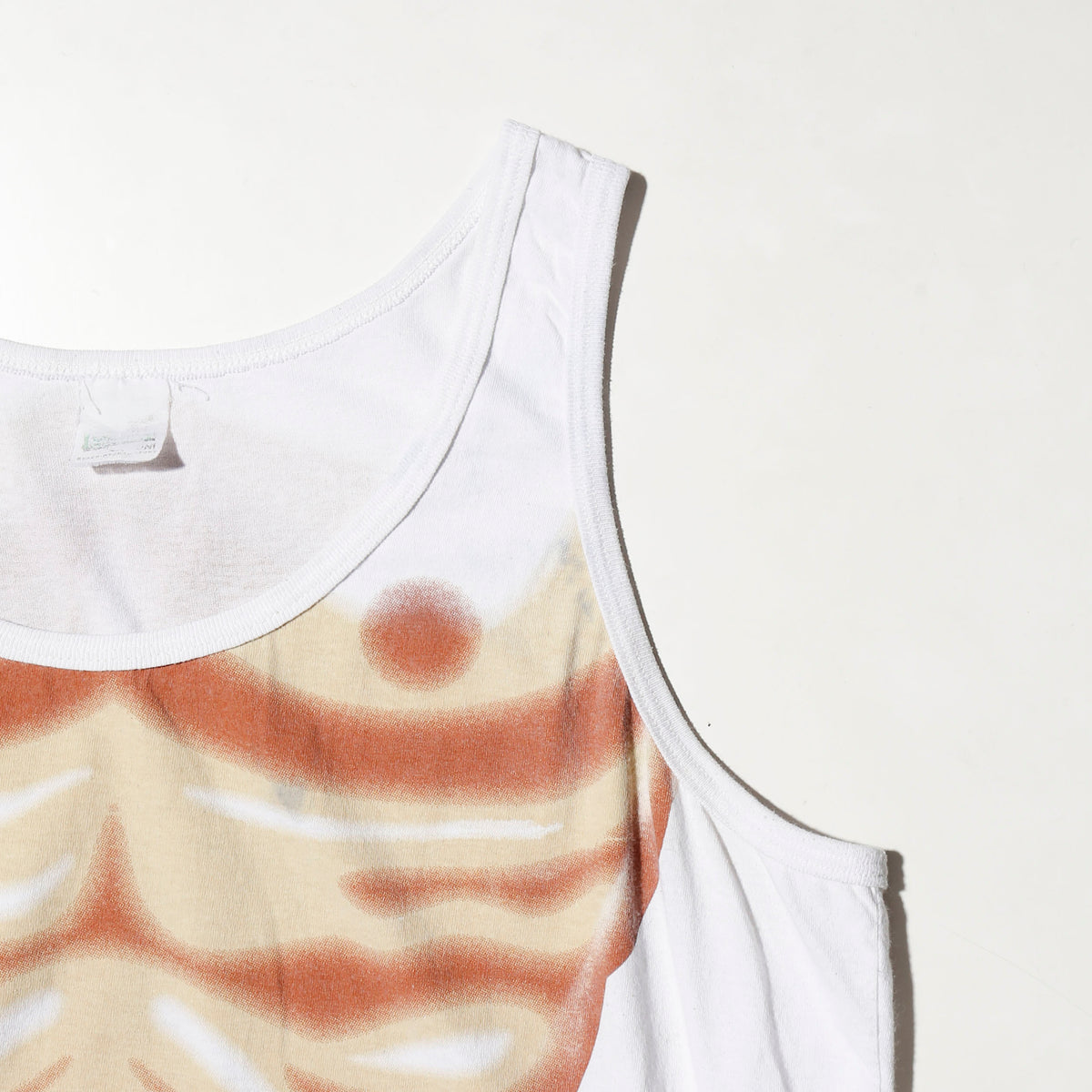 vintage muscle print tank top