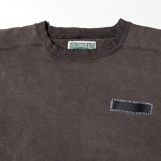 vintage 90's levi's distressed cut off sweat