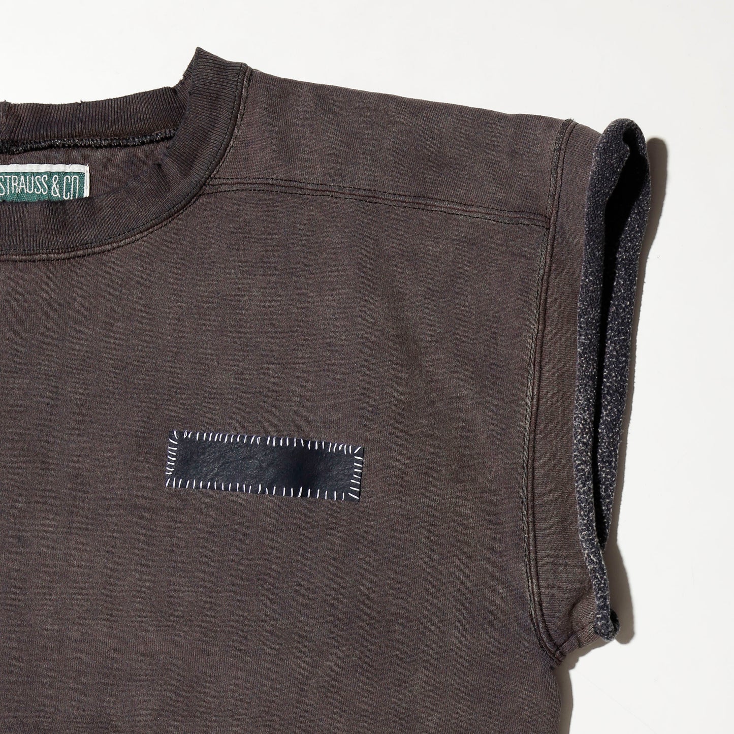 vintage 90's levi's distressed cut off sweat