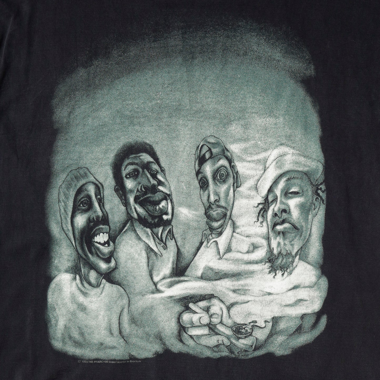 vintage euro 1994's The Pharcyde caricature t-shirt