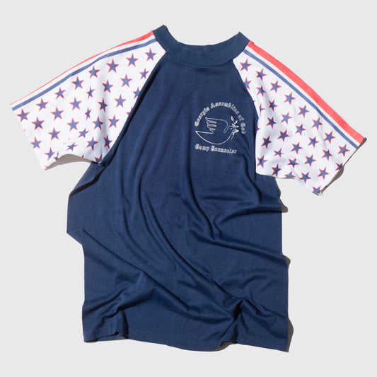 vintage 70's-80's star sleeve t-shirt