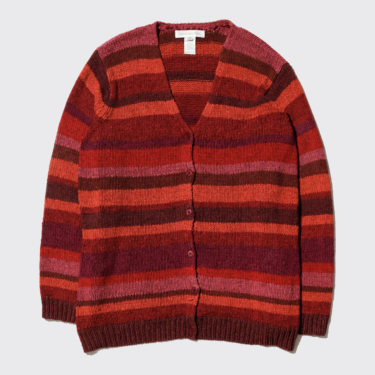 vintage berry border cardigan