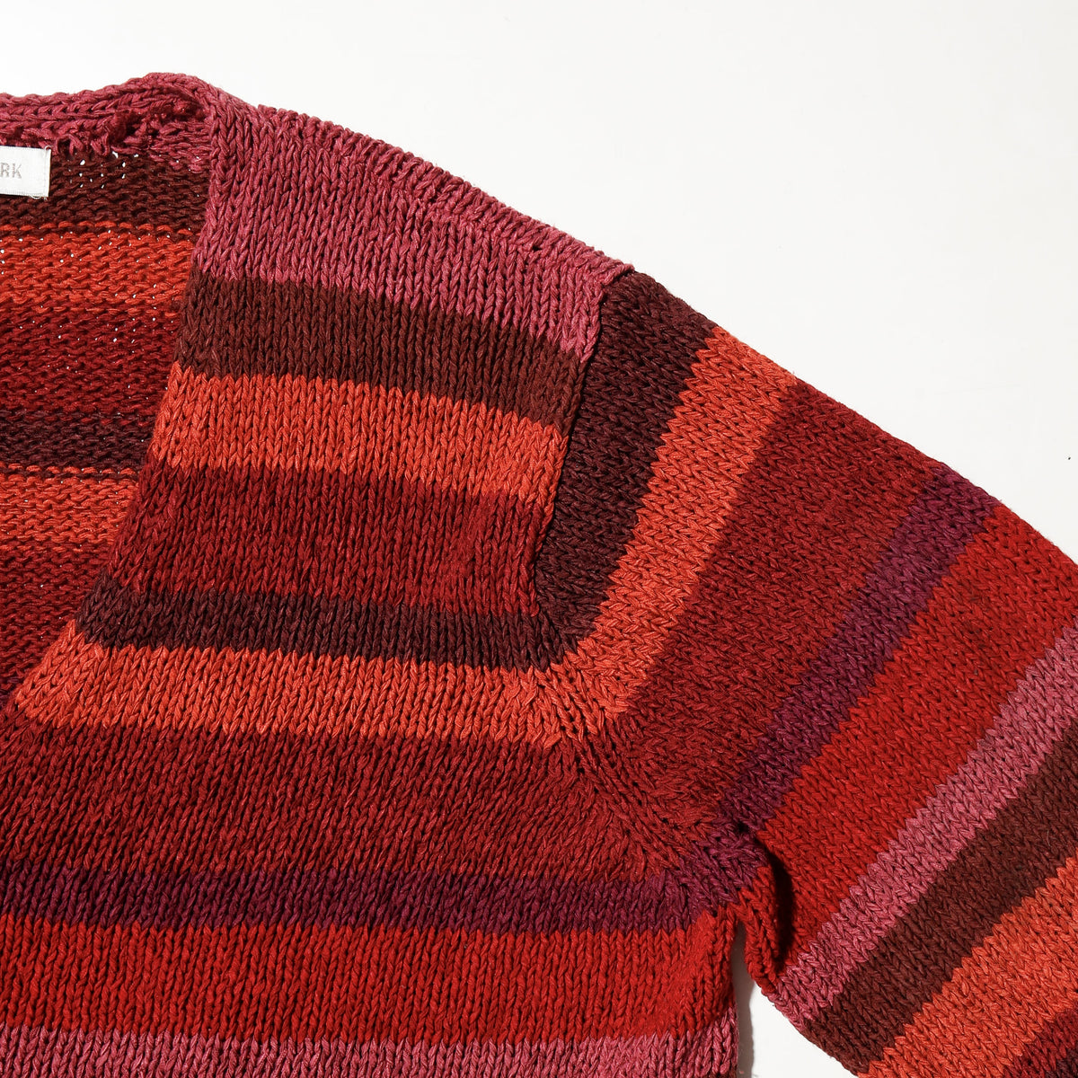 vintage berry border cardigan