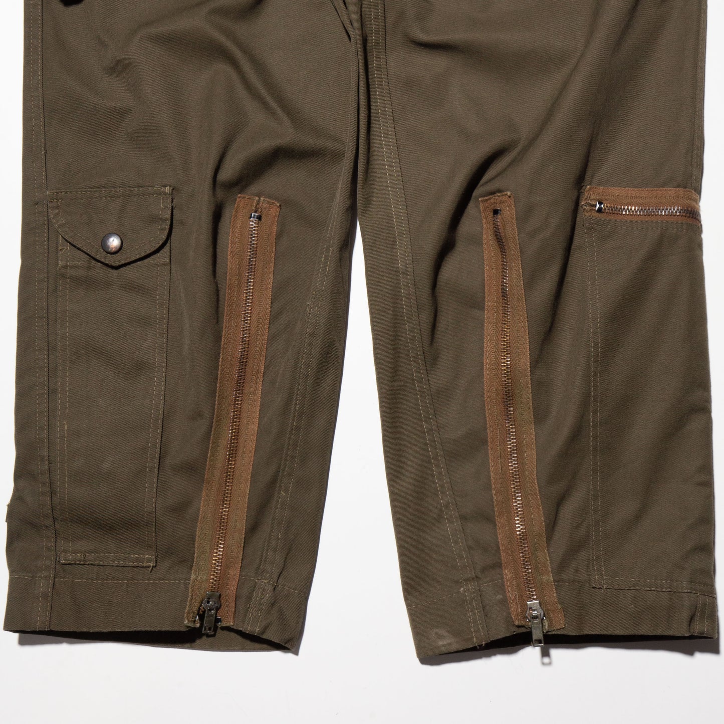 vintage italian army parachute trousers