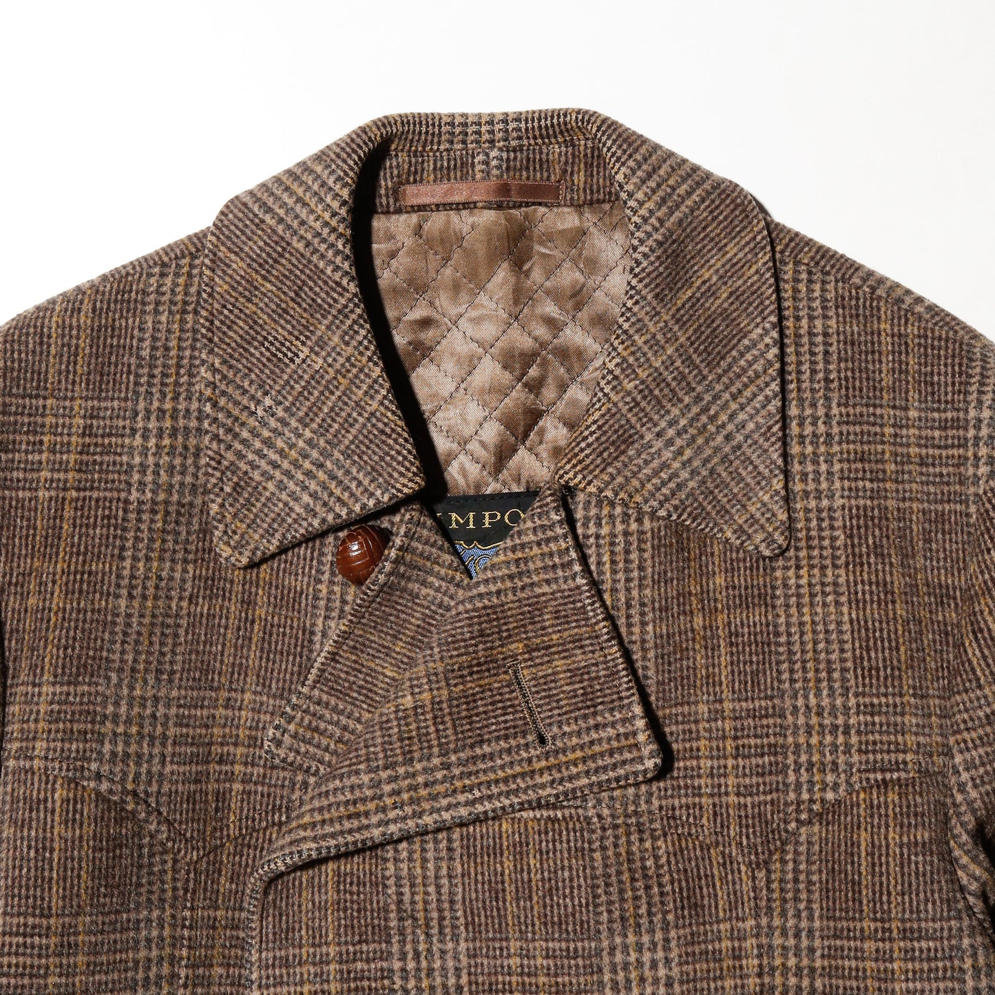 vintage belted wool double breasted jacket
