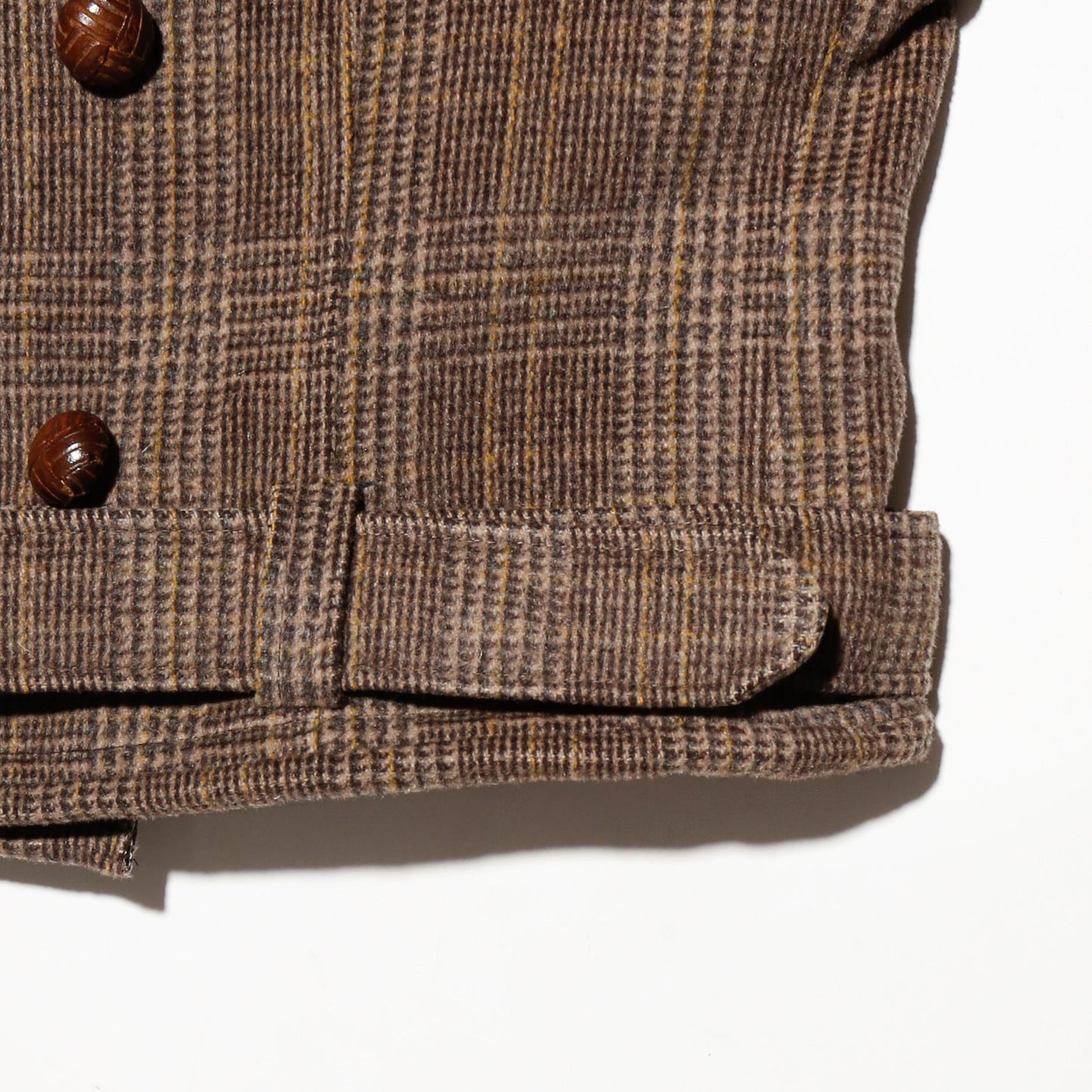 vintage belted wool double breasted jacket