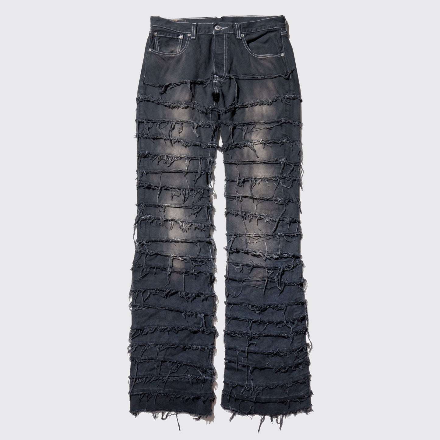 remake tsugihagi jeans , model - fade