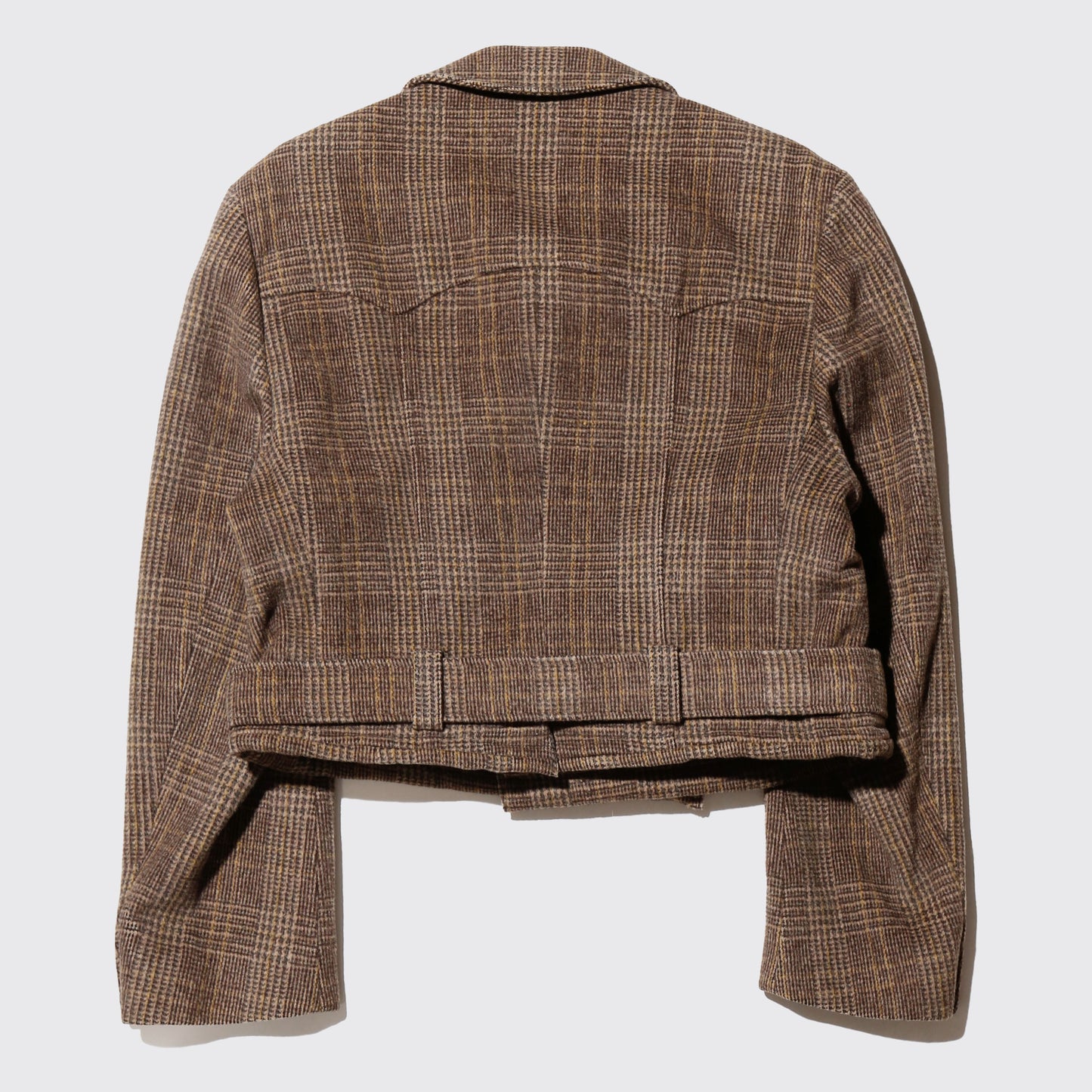 vintage belted wool double breasted jacket