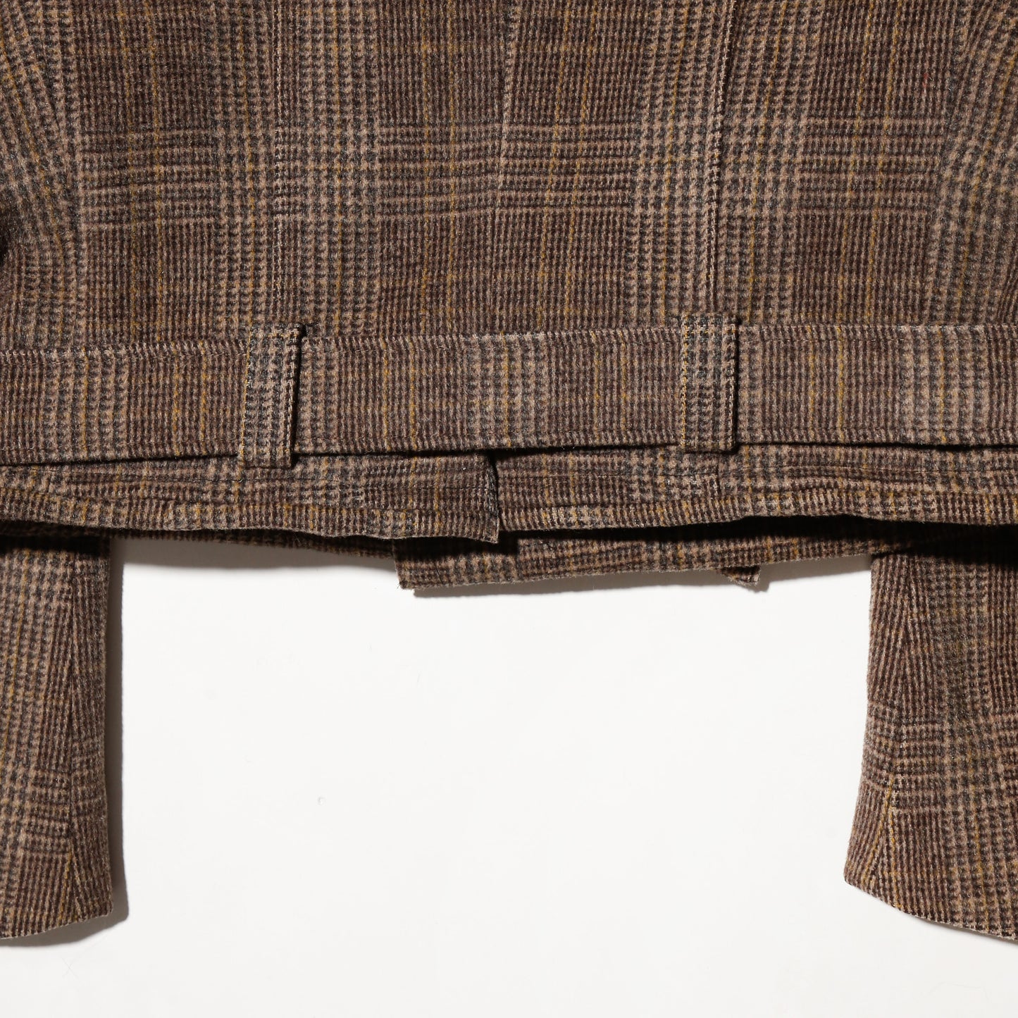 vintage belted wool double breasted jacket