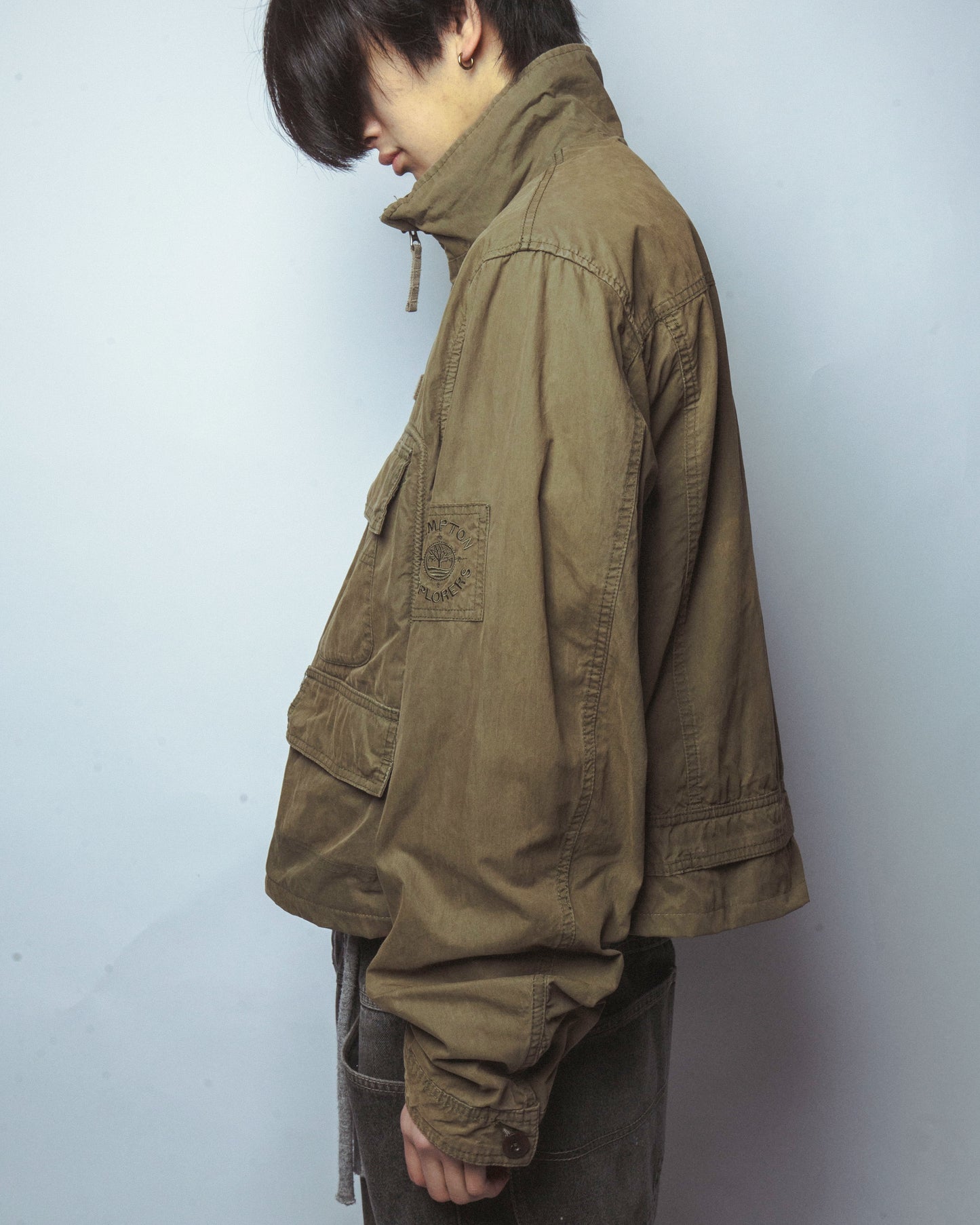 vintage Timberland cropped utility jacket