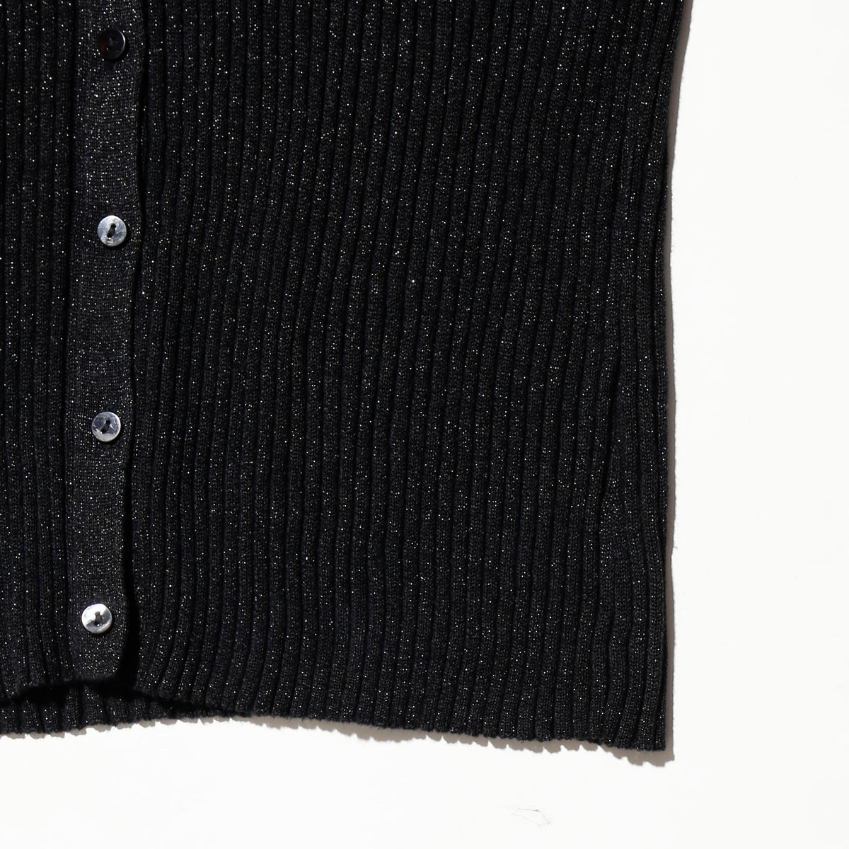 vintage lame rib knit shirt