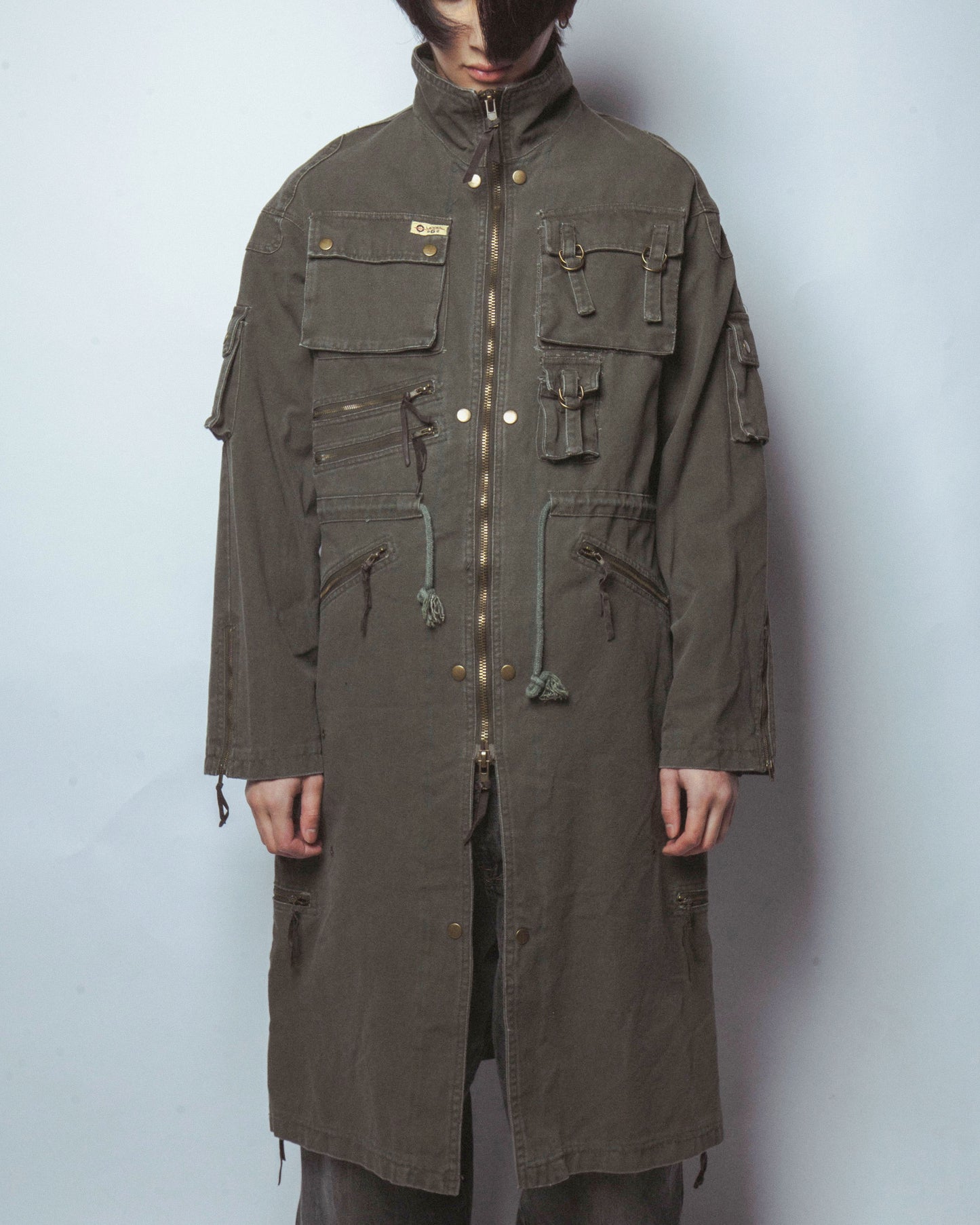 vintage tactical battle dress coat