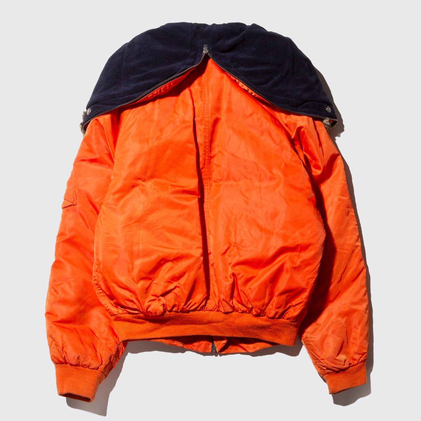 vintage 90's polo sport ralph lauren rescue orange n-2b jacket