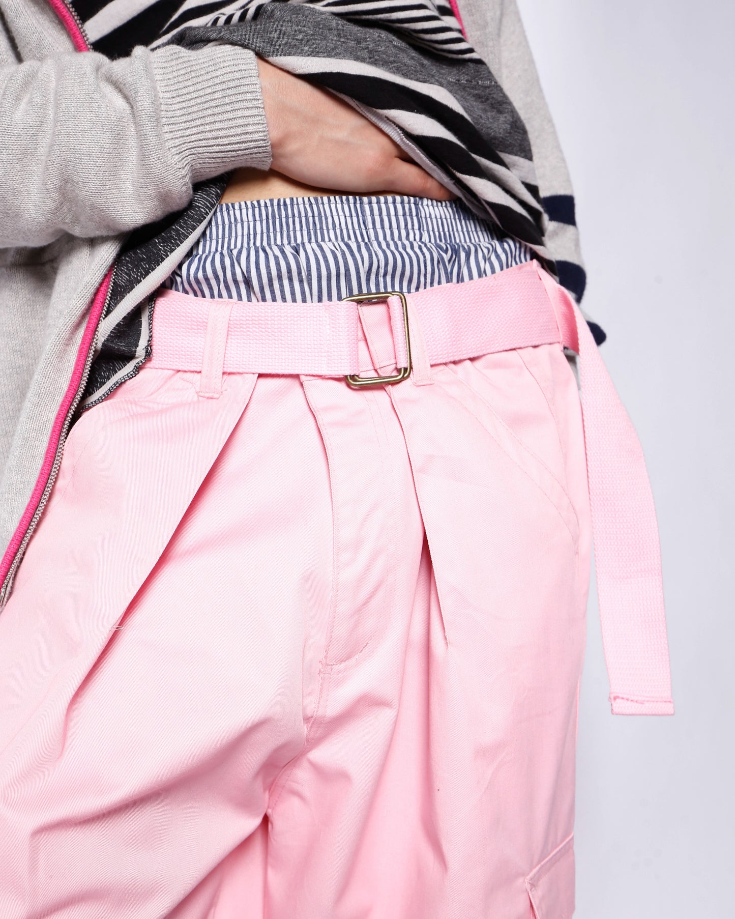 vintage belted barbie shorts