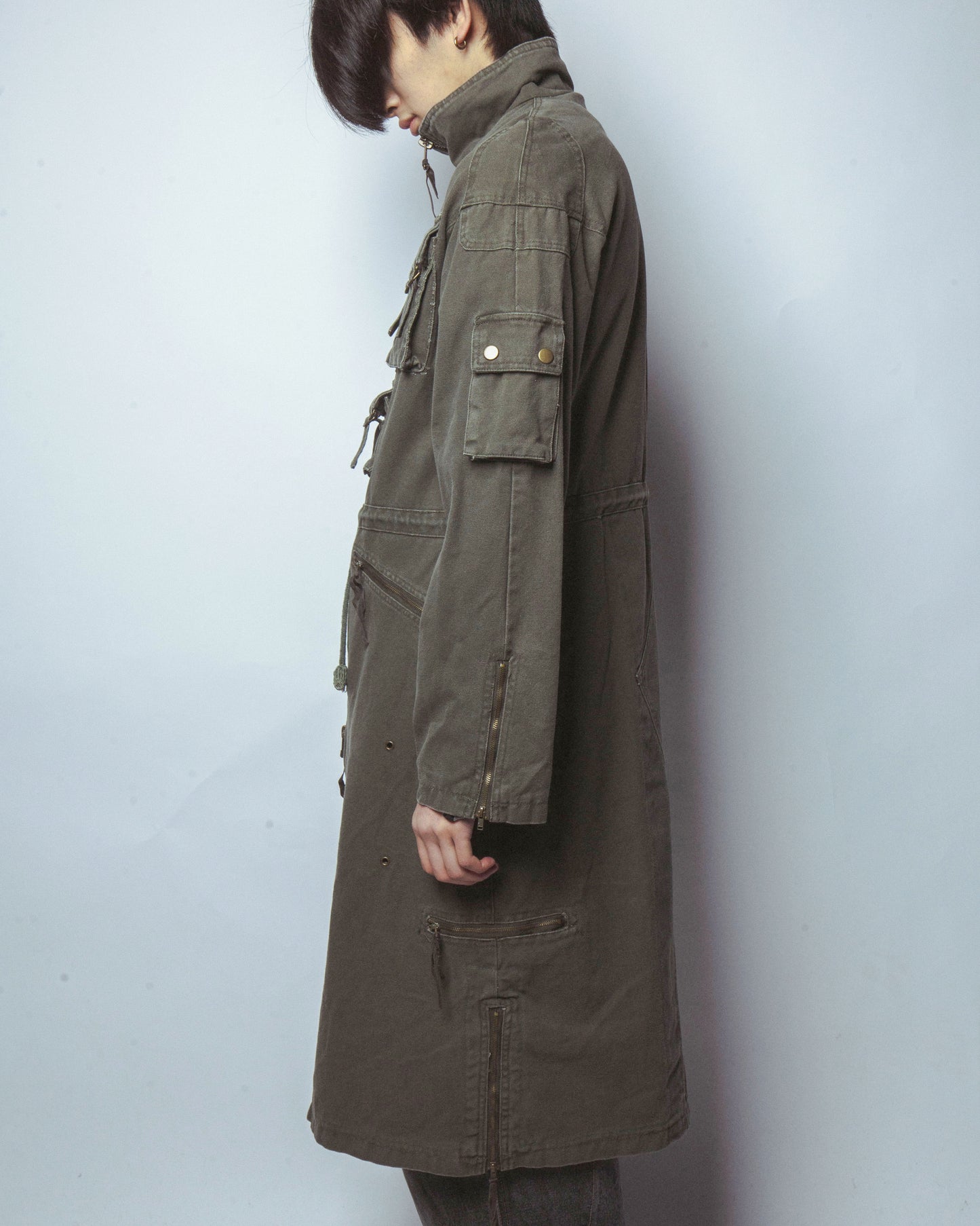 vintage tactical battle dress coat