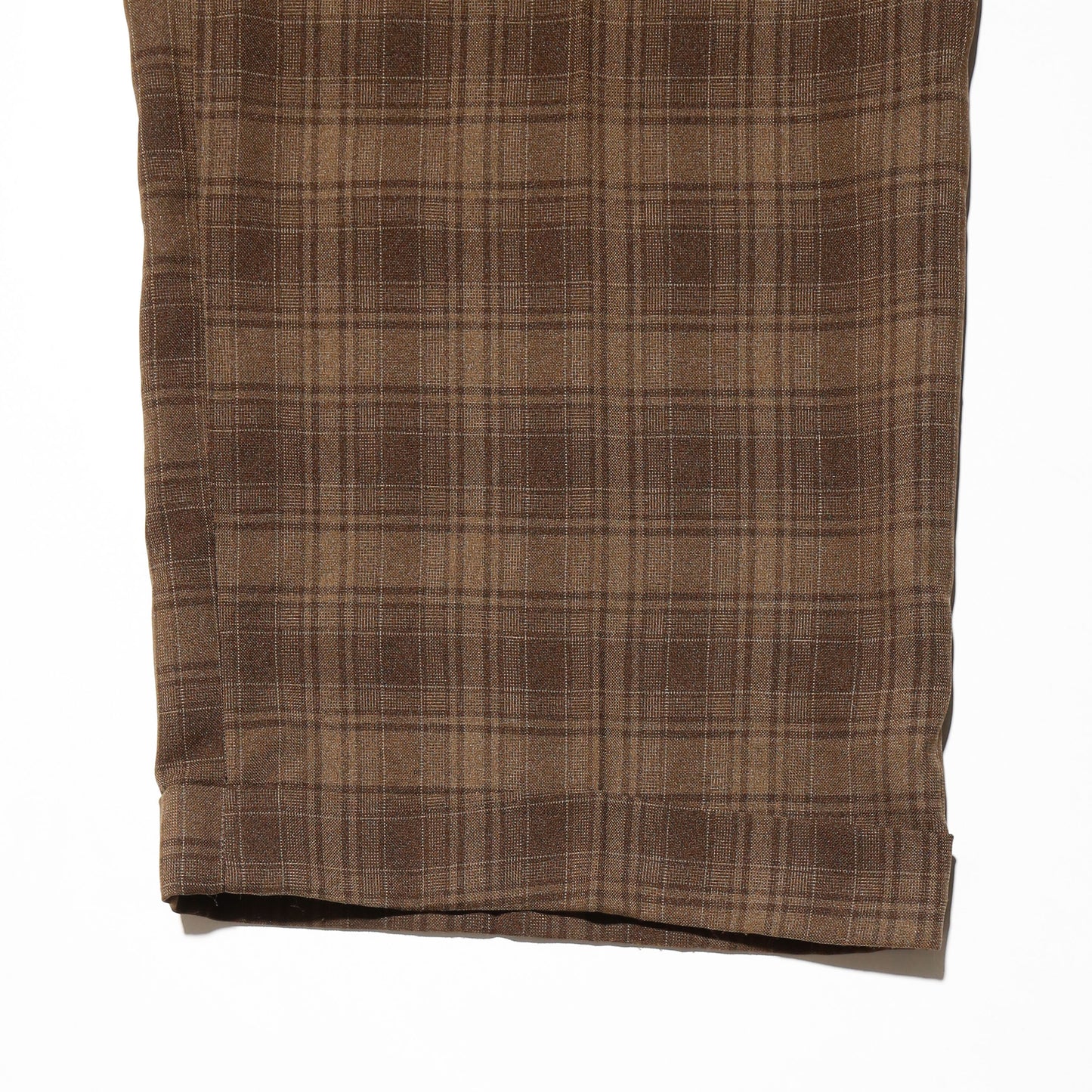 vintage check tucked wide zoot  slacks